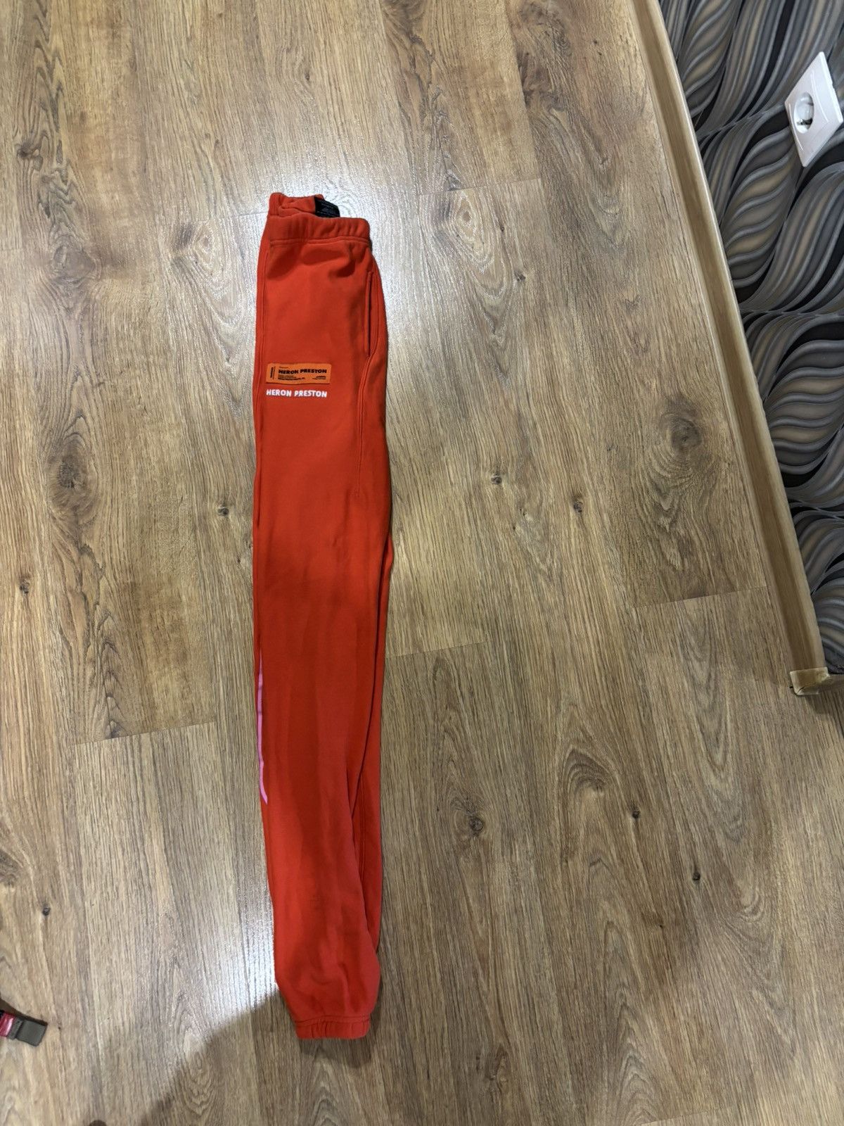 Heron Preston Heron Preston Orange "Стиль" Sweatpants Size US 32 / EU 48 - 4 Thumbnail