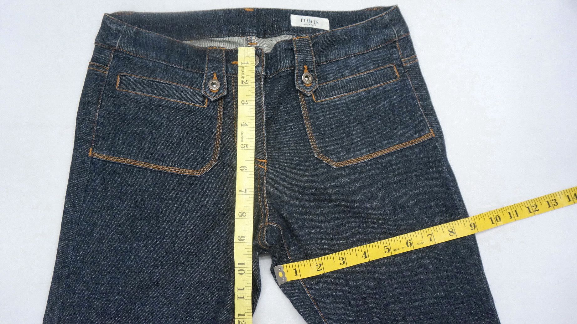 Area AREA FREE Japan Flared Indigo Women Jeans Size 28" / US 6 / IT 42 - 8 Thumbnail