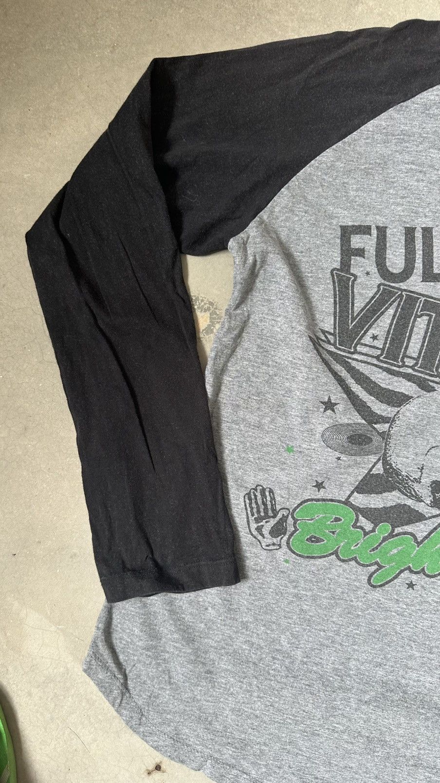 Vintage VINTAGE FULL OF VITALITY SKULL RAGLAN TEE Size US M / EU 48-50 / 2 - 4 Thumbnail
