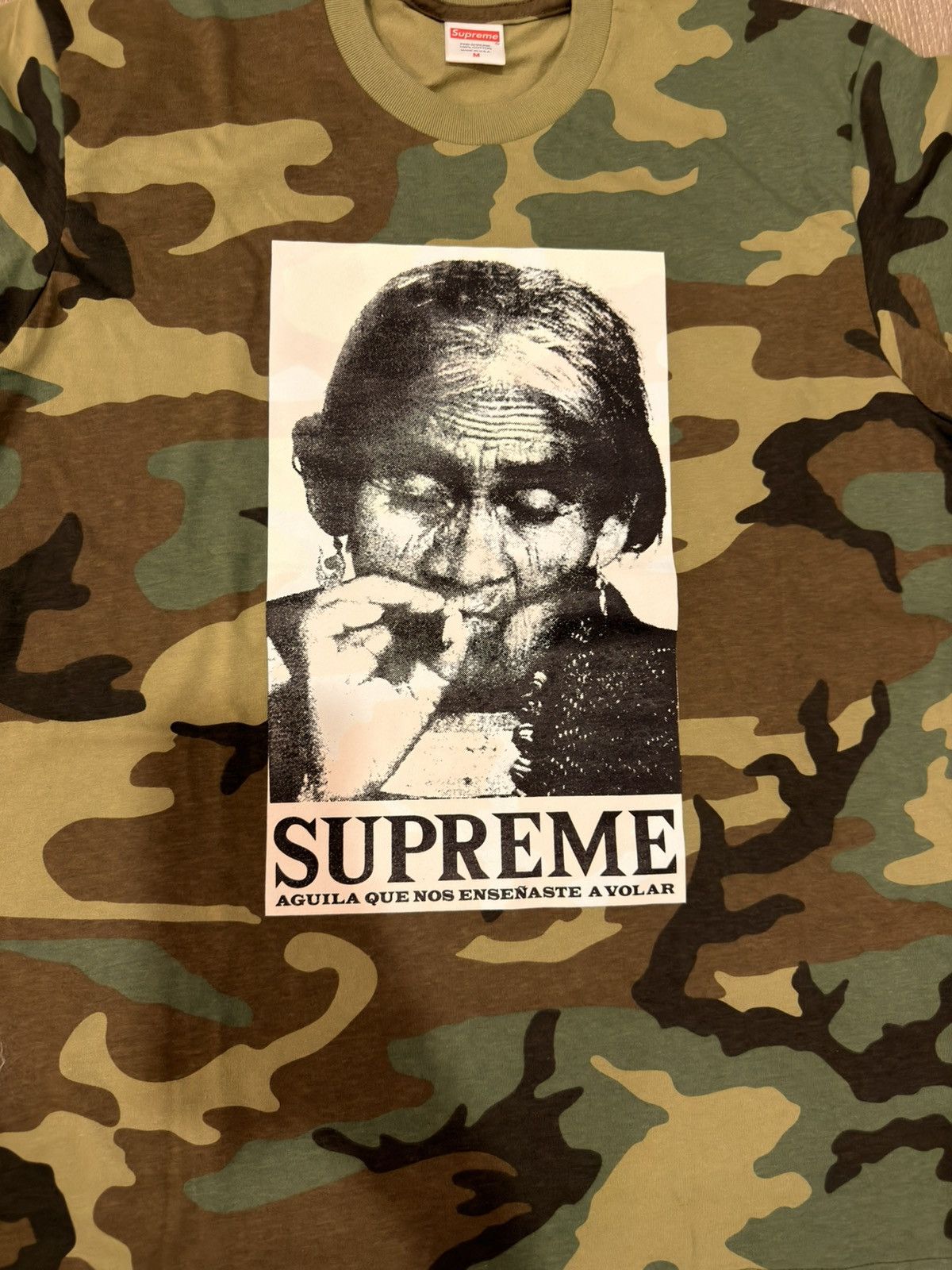 Supreme SUPREME AGUILA TEE MEDIUM Size US M / EU 48-50 / 2 - 2 Thumbnail