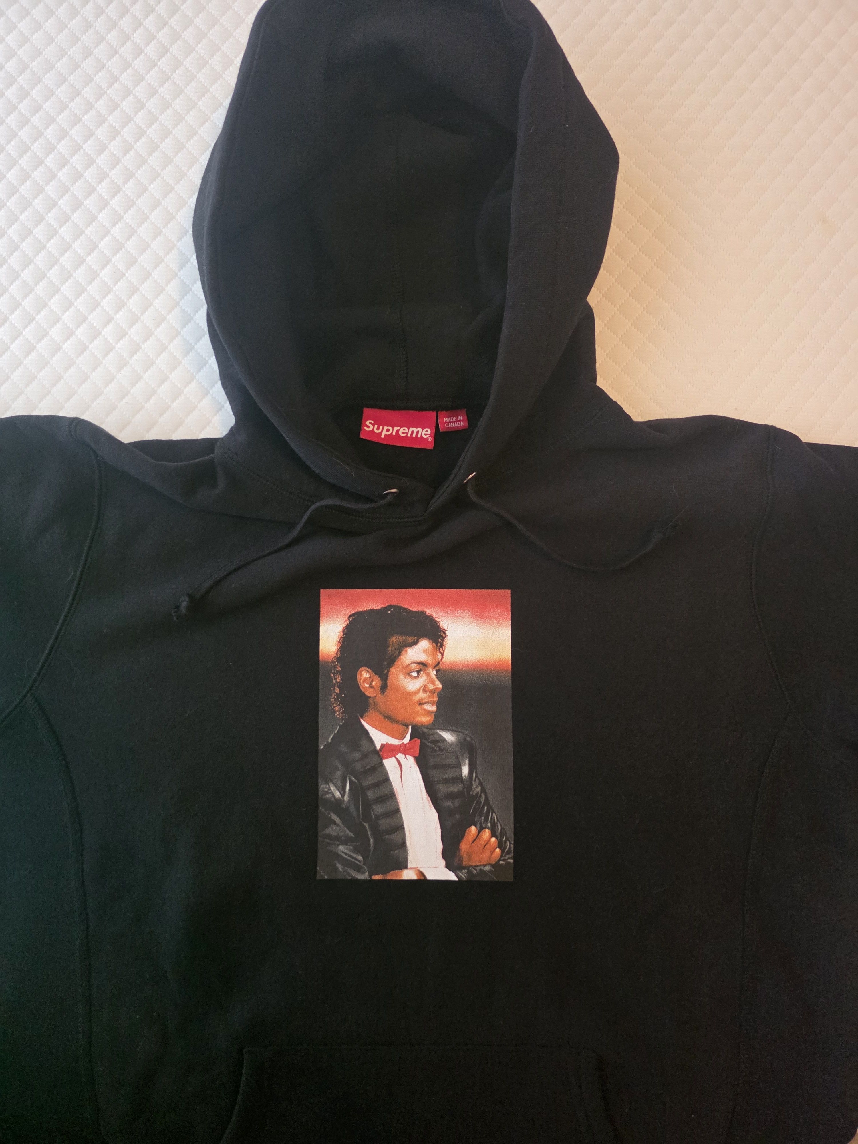 Michael Jackson × Supreme Michael Jackson Photo Hoodie #1 | Grailed
