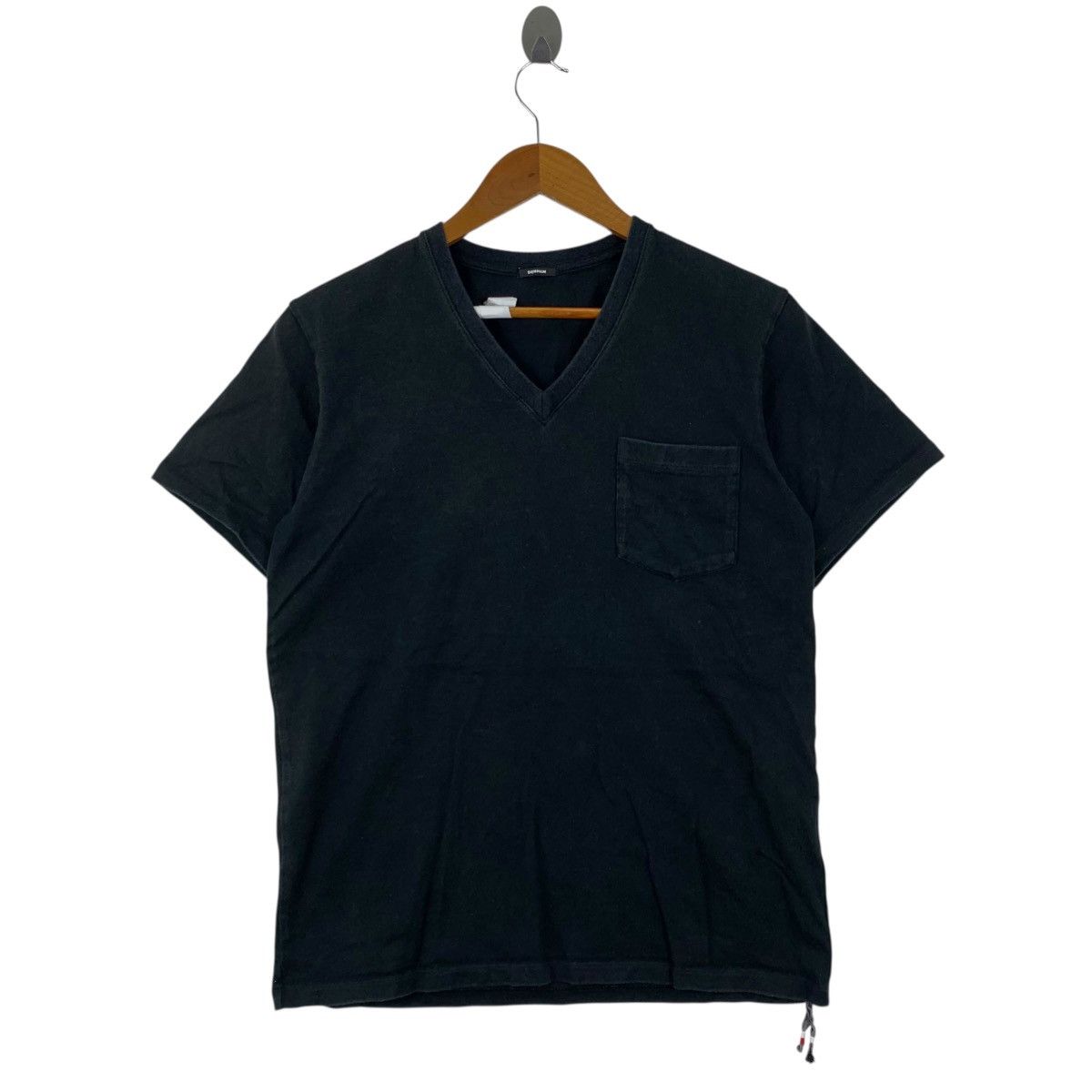 DENHAM DENHAM V-Neck Single Pocket Japanese Brand Plain Tshirt Size US S / EU 44-46 / 1 - 1 Thumbnail