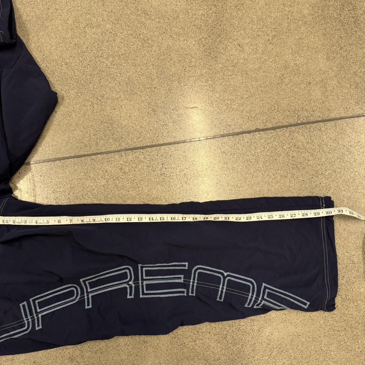 Supreme Supreme Spellout Embroidered Track pants Size US 34 / EU 50 - 4 Thumbnail