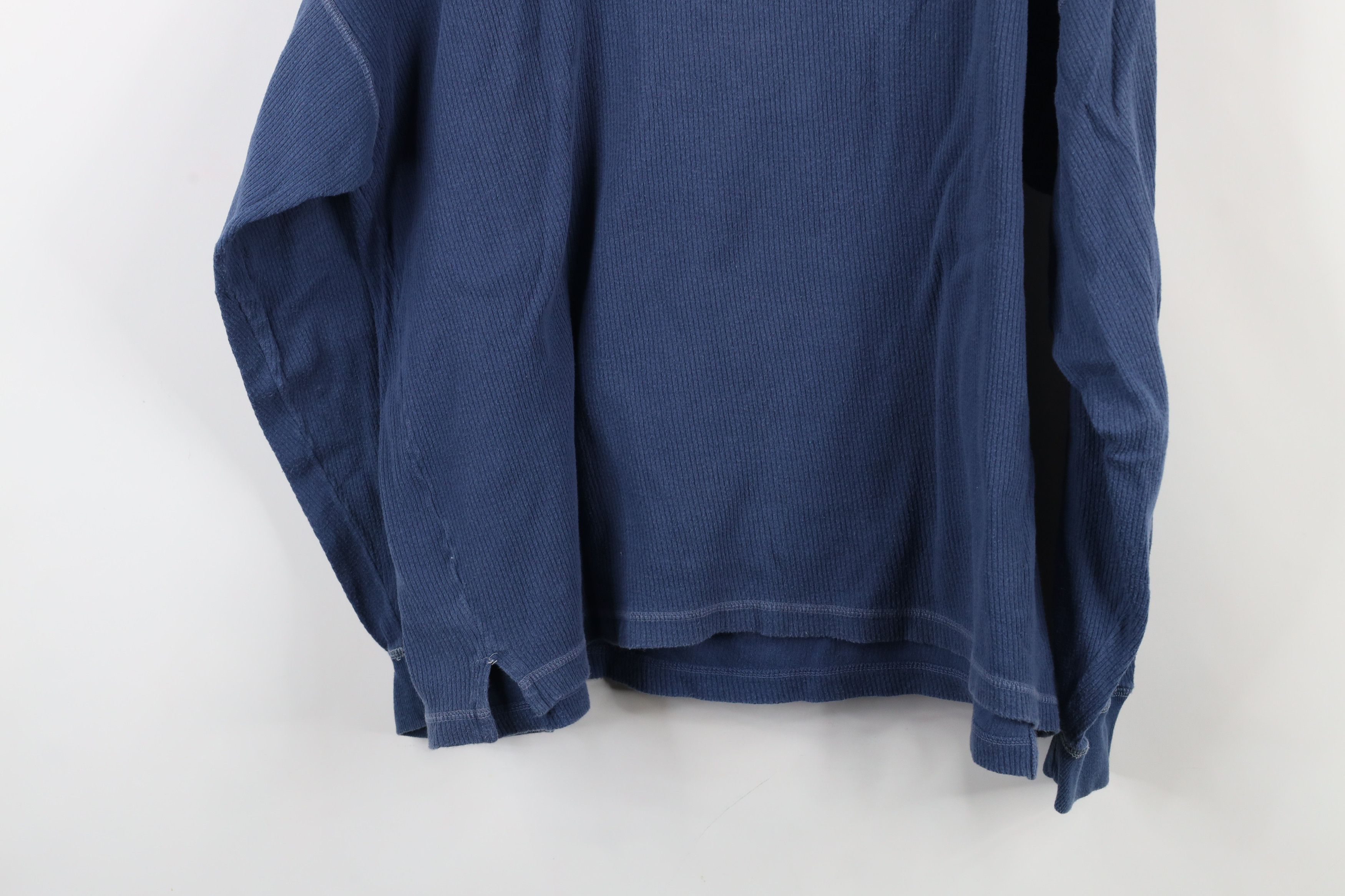 Vintage Vintage 90s Broncos Football Ribbed Knit Henley T-Shirt Size US L / EU 52-54 / 3 - 15 Thumbnail