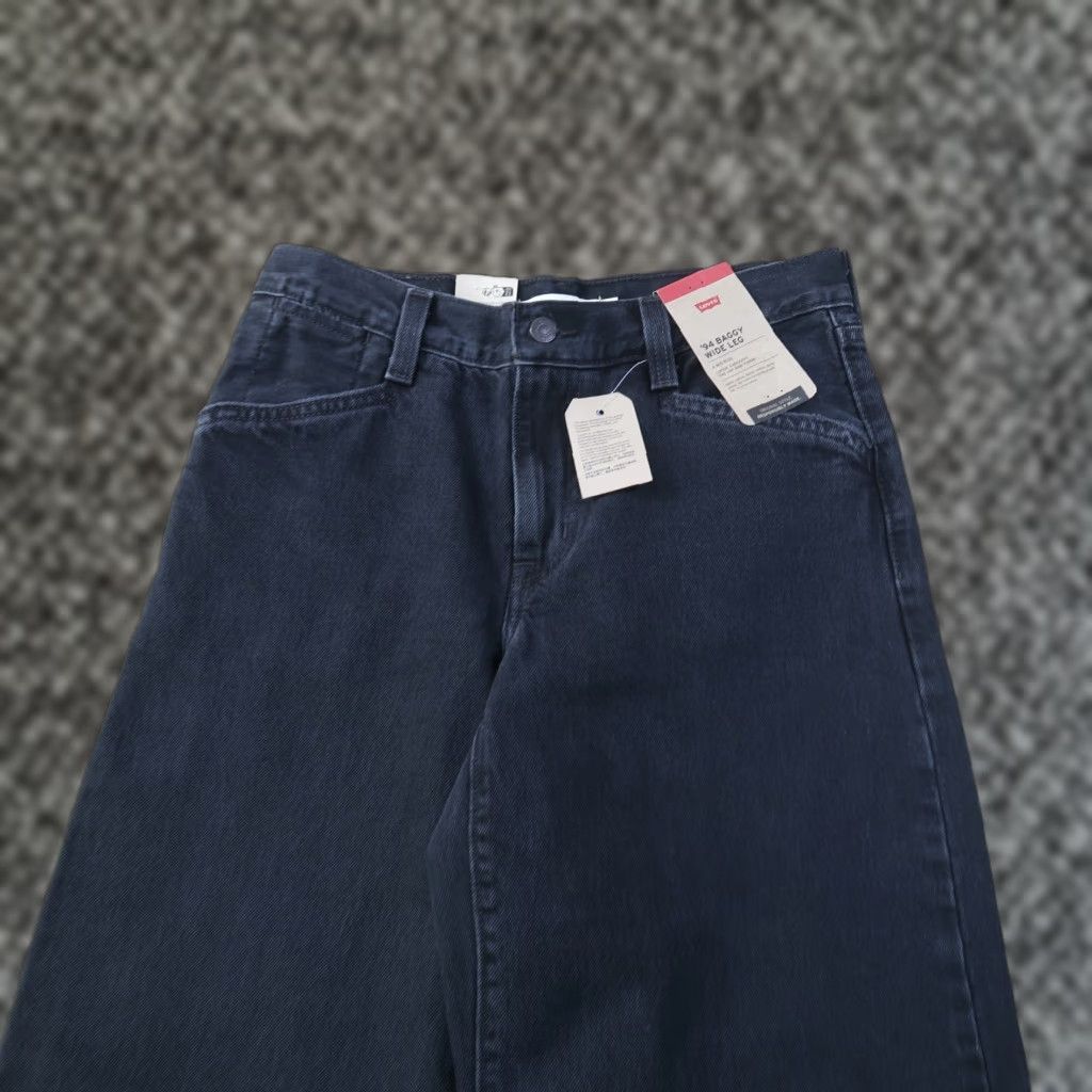 Levi's VINTAGE Levi's 94 baggy Jeans Women's 26x31 Black Denim High rise Straight 5-Pocket 90s Womens Size 26" / US 2 / IT 38 - 1 Thumbnail