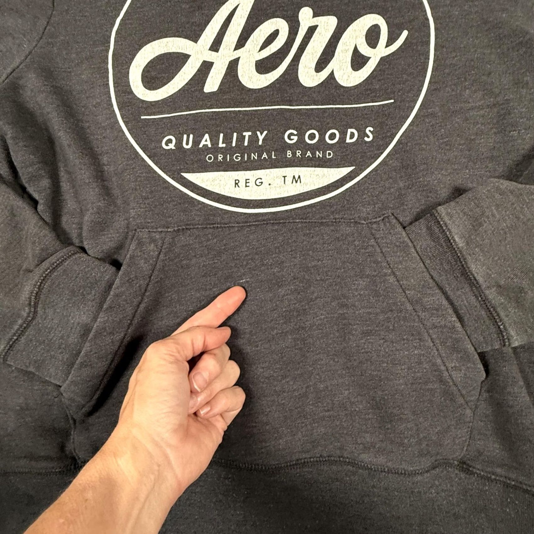 Aeropostale Aeropostale Hoodie Mens Medium Pullover NYC 1987 Quality Goods Sweatshirt Retro Size US M / EU 48-50 / 2 - 4 Thumbnail
