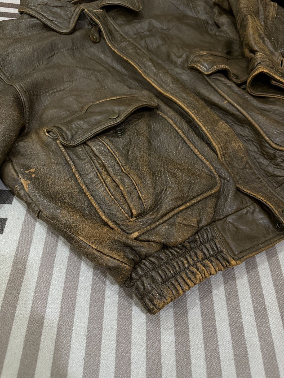 Genuine Leather 🔥🔥🔥ARCHIVE VINTAGE URBAN EXPRESS A2 LEATHER JACKET Size US M / EU 48-50 / 2 - 16 Thumbnail