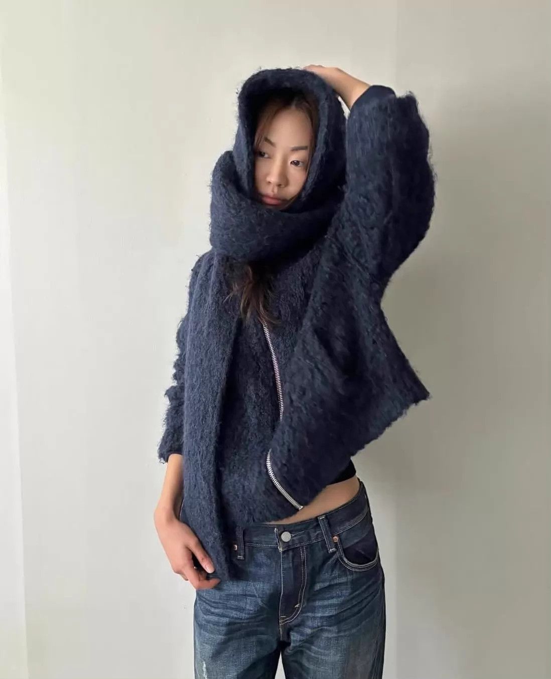 Marc Jacobs Marc Jacobs Vintage Prussian Wool Scarf-Collar Unisex Jacket Size XS / US 0-2 / IT 36-38 - 2 Thumbnail