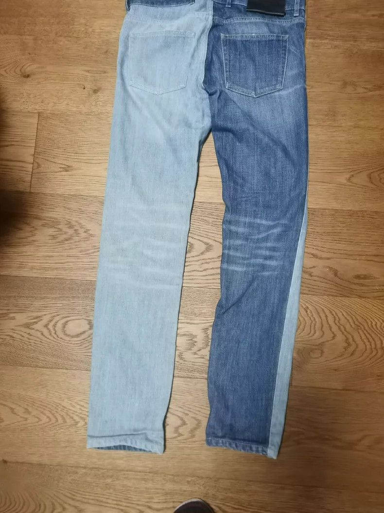 Lanvin Lanvin Two-Tone Distressed Denim Jeans-2508 Size US 30 / EU 46 - 2 Thumbnail