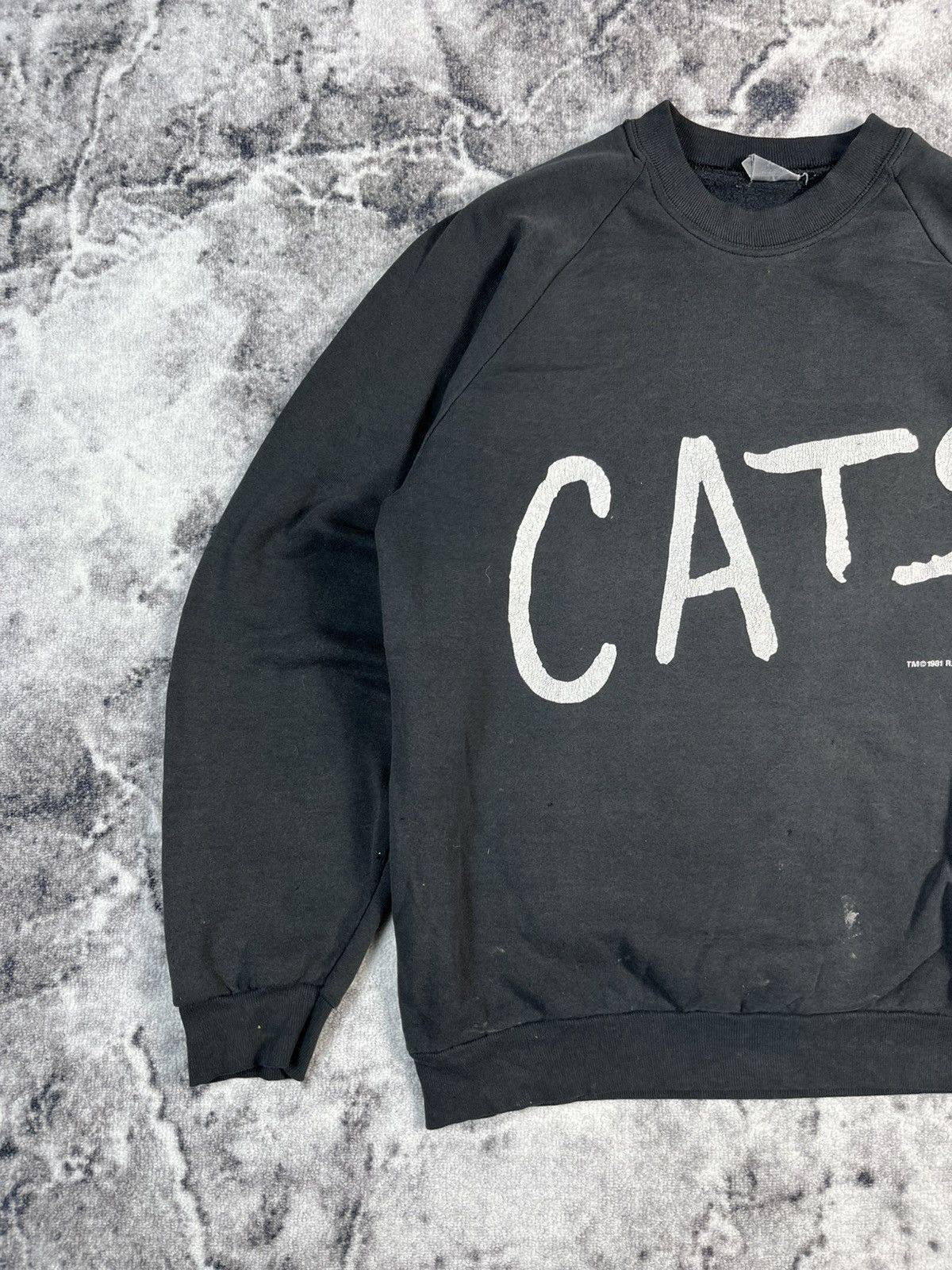 Other Vintage CATS 1981 Distressed Fade Sweatshirt Grunge Size US M / EU 48-50 / 2 - 3 Thumbnail