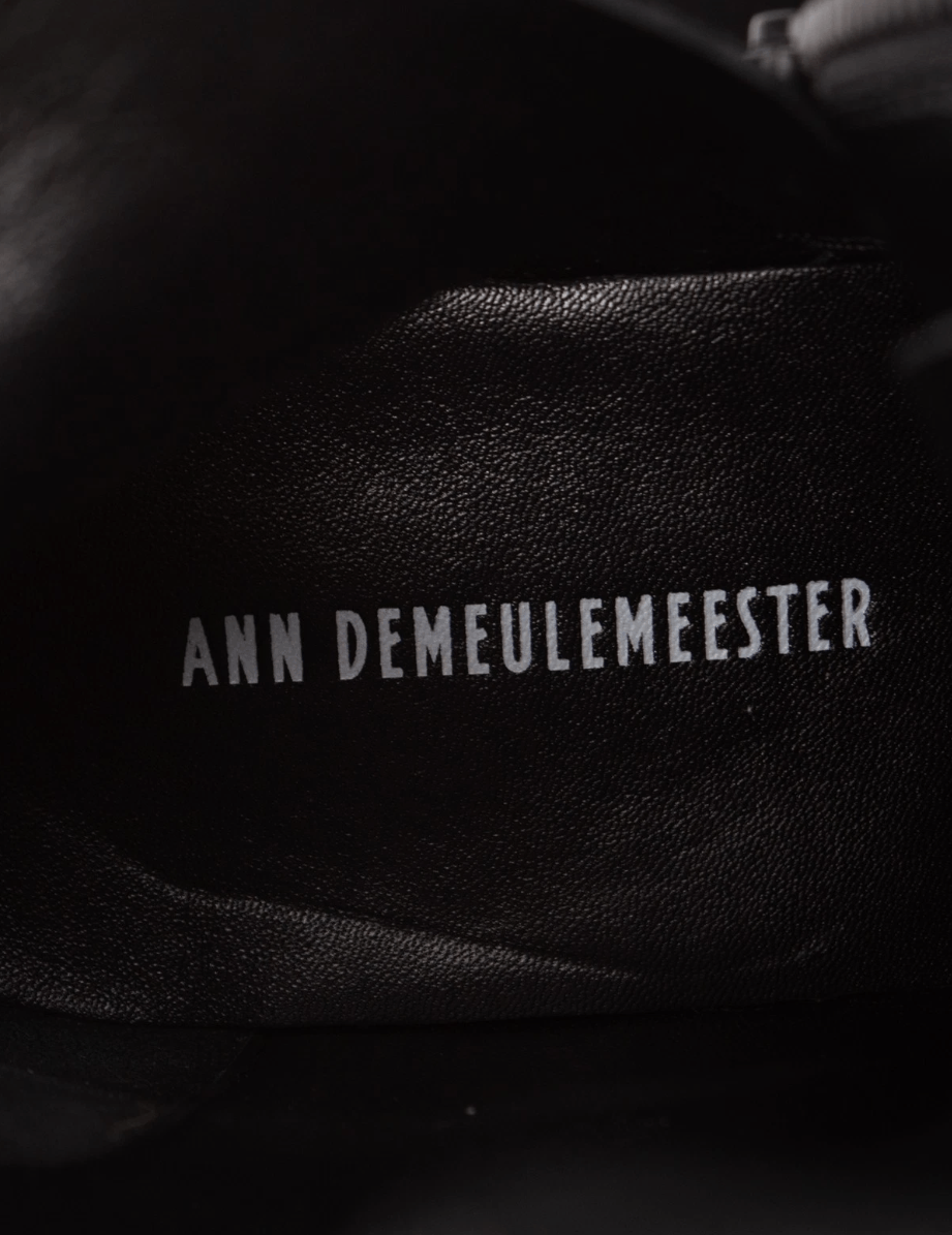 Ann Demeulemeester ANN DEMEULEMEESTER Leather Combat Boots Size US 6 / IT 36 - 6 Thumbnail