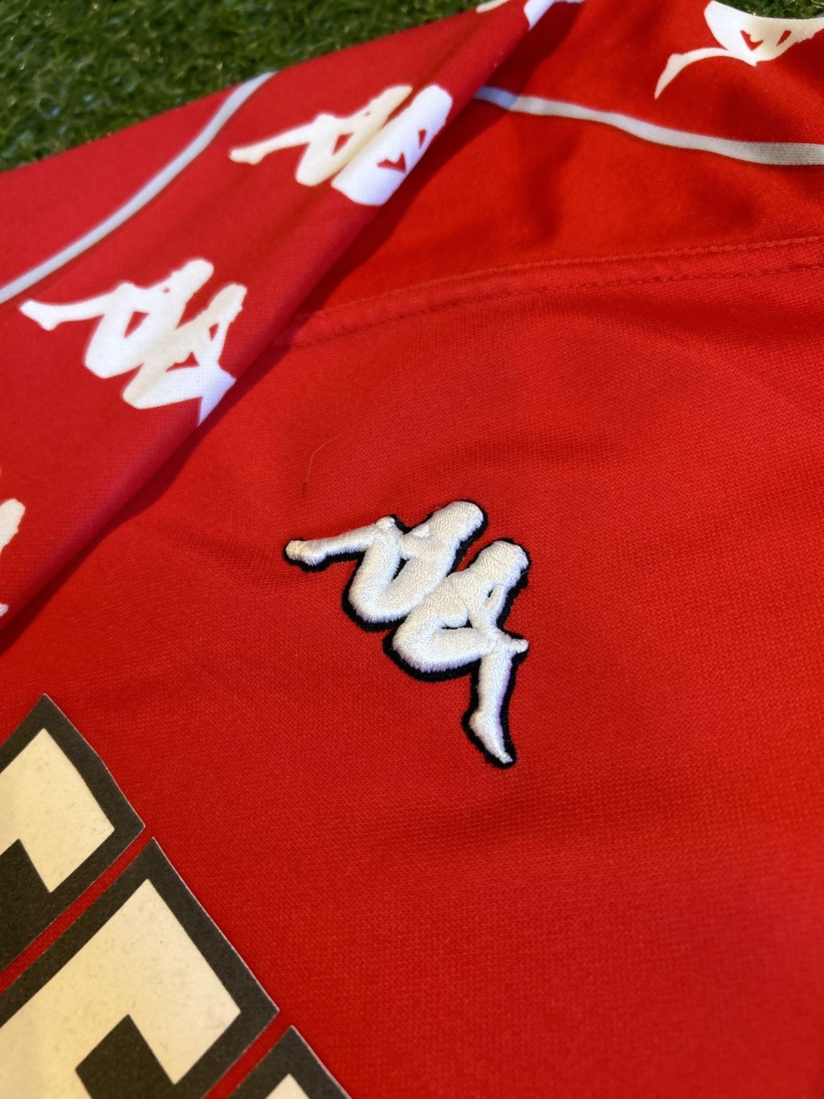 Kappa 99/00 AS Monaco Giuly Home Shirt Size US XL / EU 56 / 4 - 10 Thumbnail