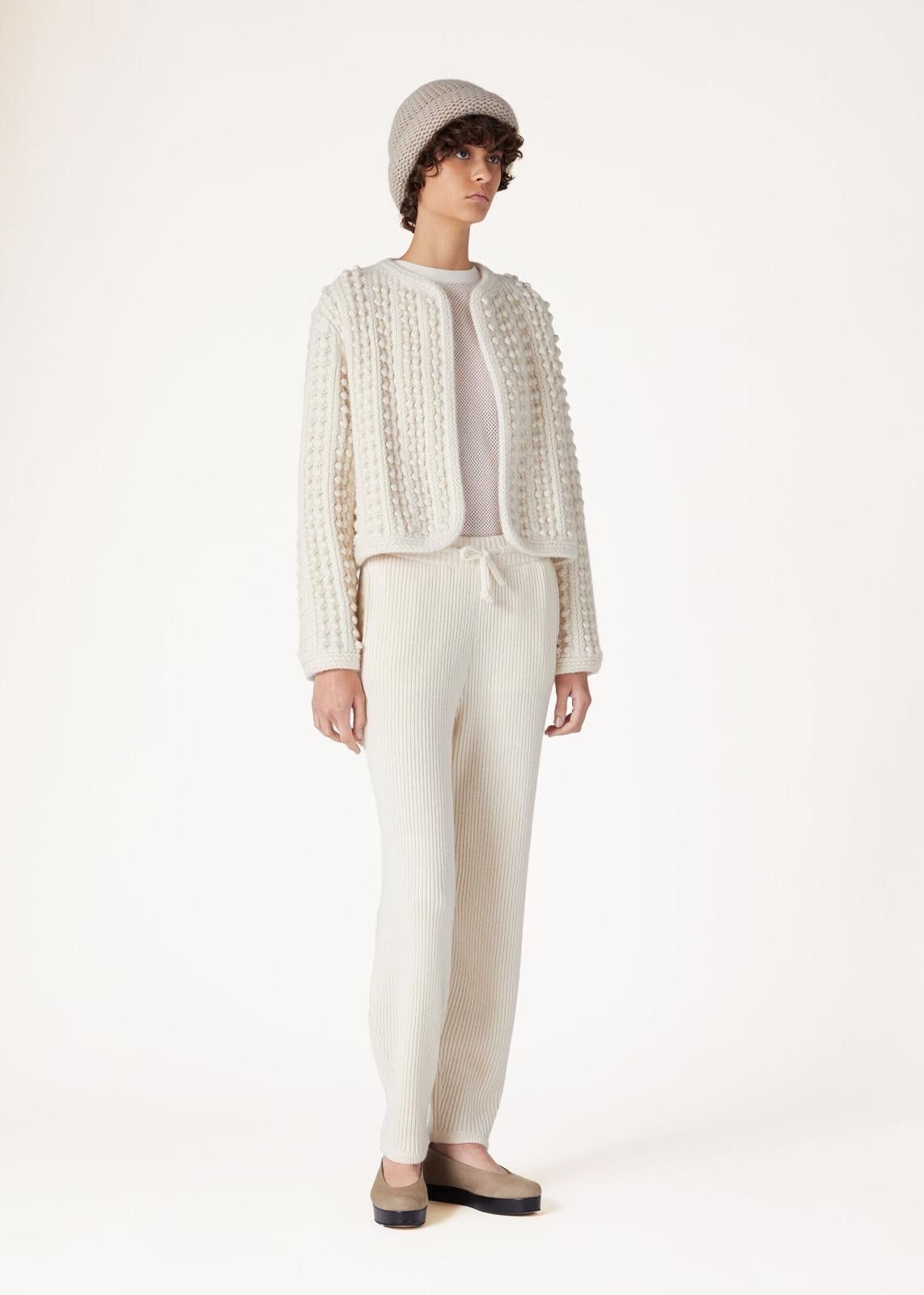 Loro Piana o1srvl11e0125 FAO2394 Showa Silk Cashmere Pant in Cream Size 30" / US 8 / IT 44 - 6 Thumbnail
