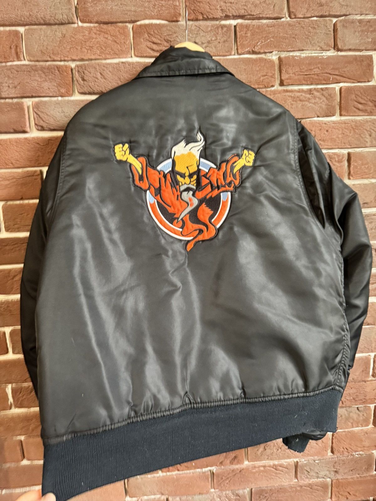 Thunderdome Rare 90s 1994 Thunderdome Bomber Jacket Gabber Hardcore Band Size US XL / EU 56 / 4 - 12 Thumbnail