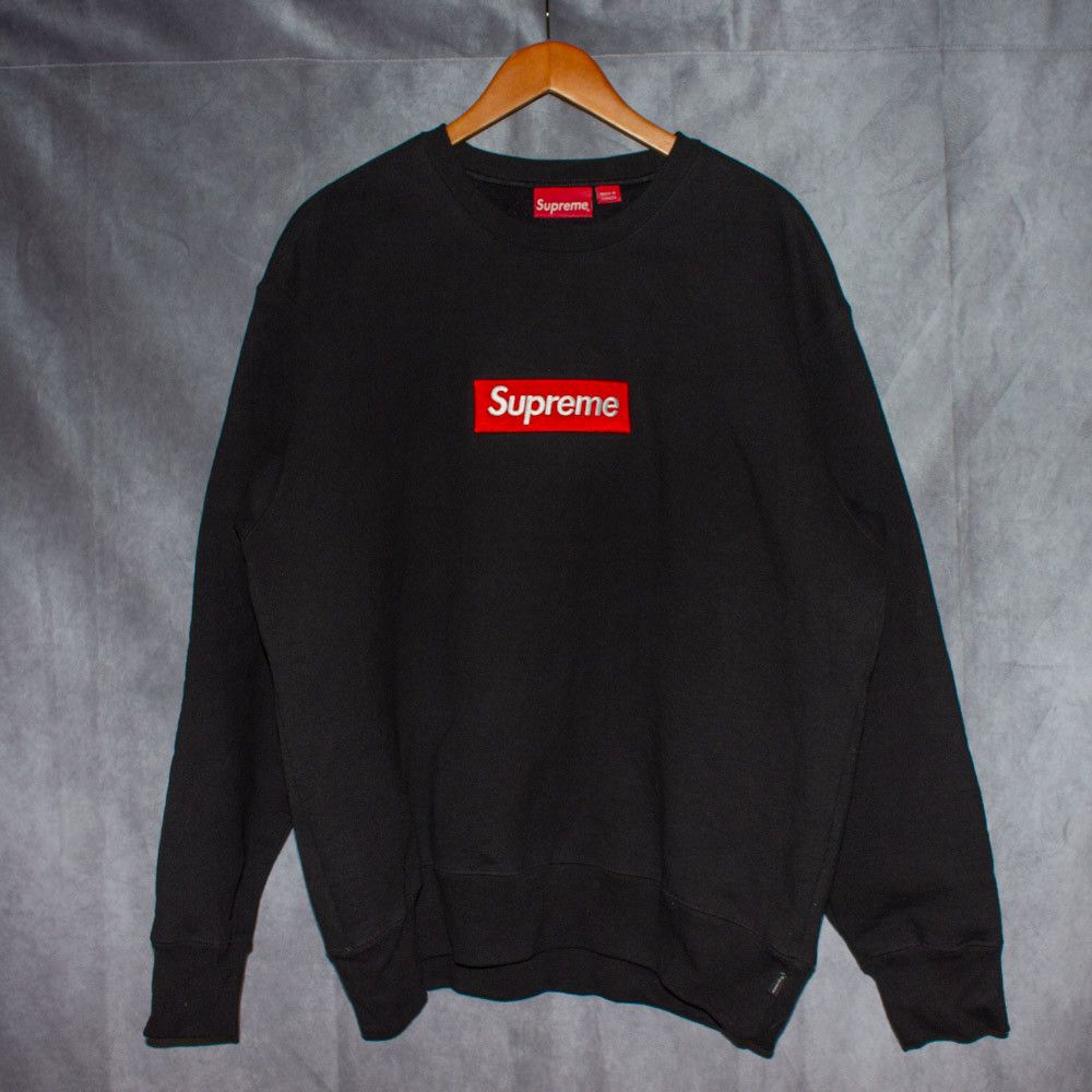 Supreme Box Logo Crewneck (FW22) Size US L / EU 52-54 / 3 - 1 Thumbnail
