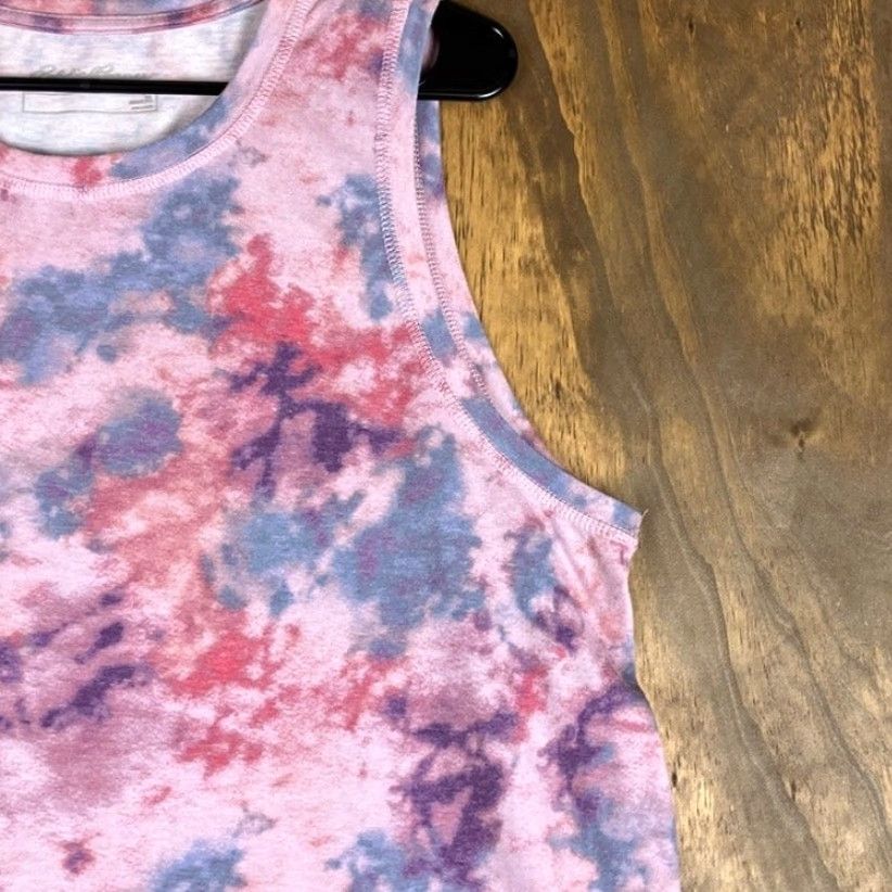 Eddie Bauer Eddie Bauer Womens Tank Pink Purple Tie Dye Switchback Activewear XLarge Tank Womens XL Pink Tie Dye Switchback Activewear Size XL / US 12-14 / IT 48-50 - 5 Thumbnail