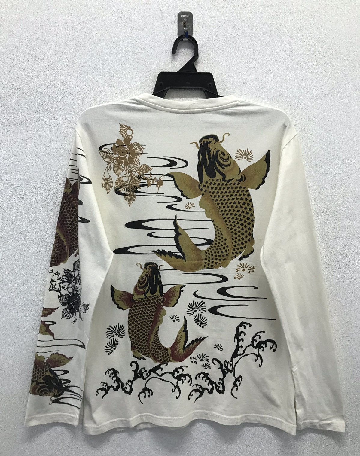 Vintage Fish Koi Sukajan Long Sleeve Shirt
