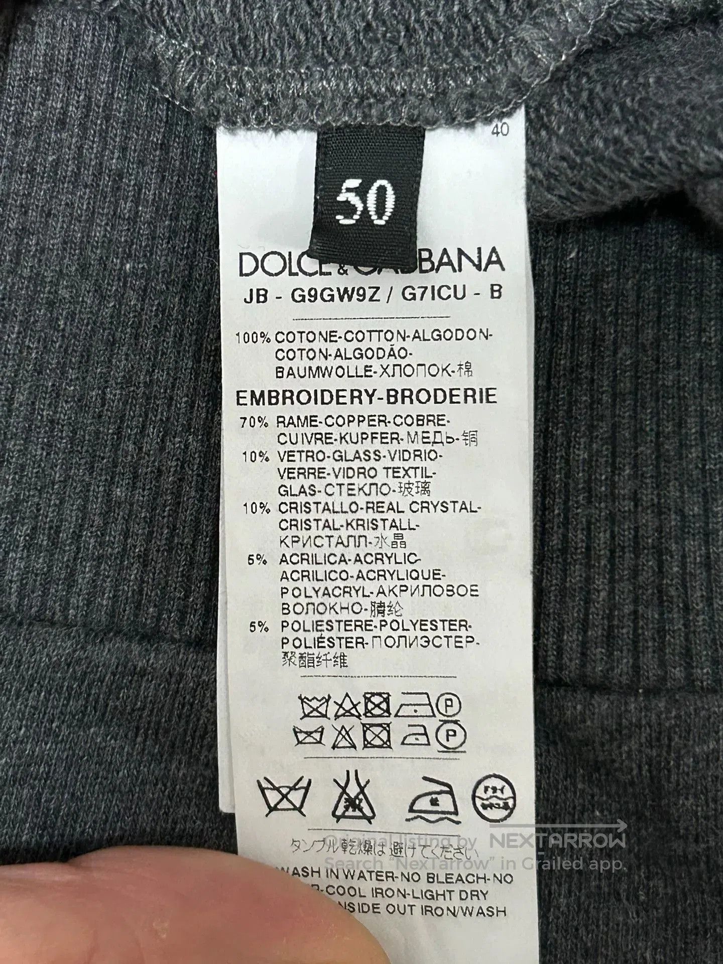 Dolce & Gabbana Dolce&Gabbana Embroidered Hoodie Sweater. Size US M / EU 48-50 / 2 - 8 Thumbnail