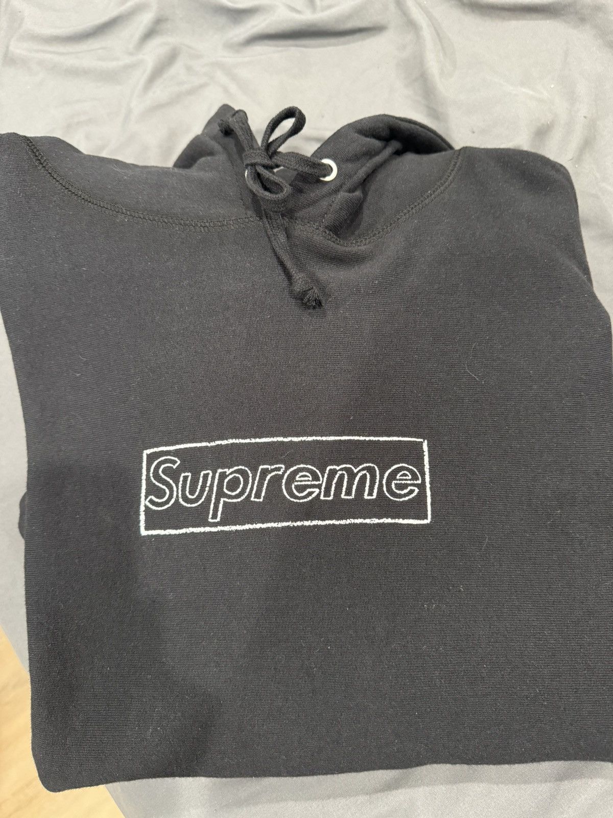 Kaws Supreme Supreme x Kaws Box Logo Hoodie Grailed