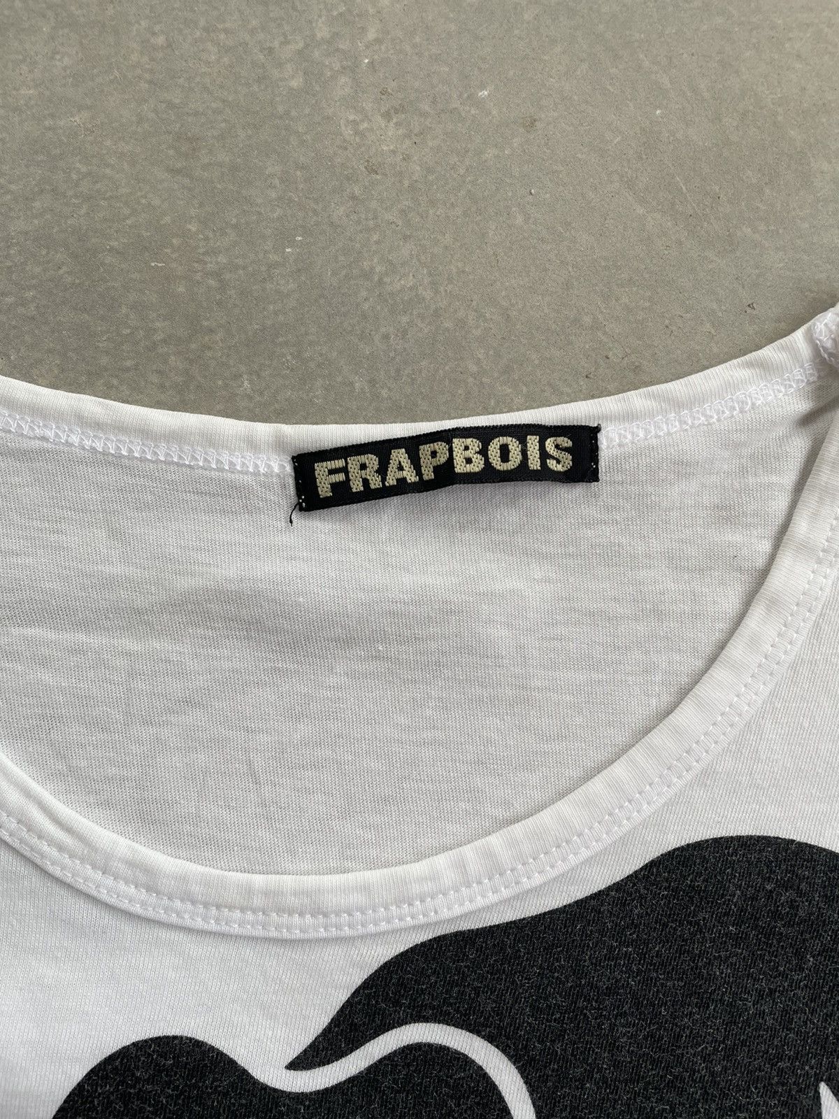 Frapbois FRAPBOIS BULLS OVERPRINT TEE Size S / US 4 / IT 40 - 3 Thumbnail