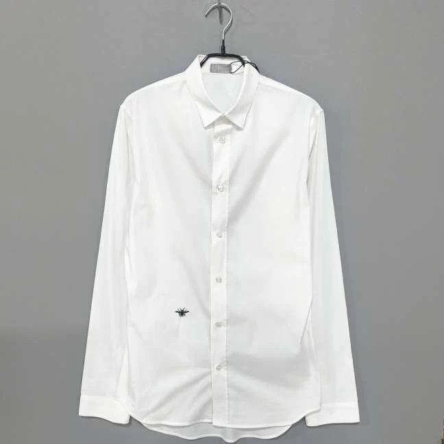 Dior Dior white bee embroidered shirt women's 38 Size S / US 4 / IT 40 - 1 Thumbnail