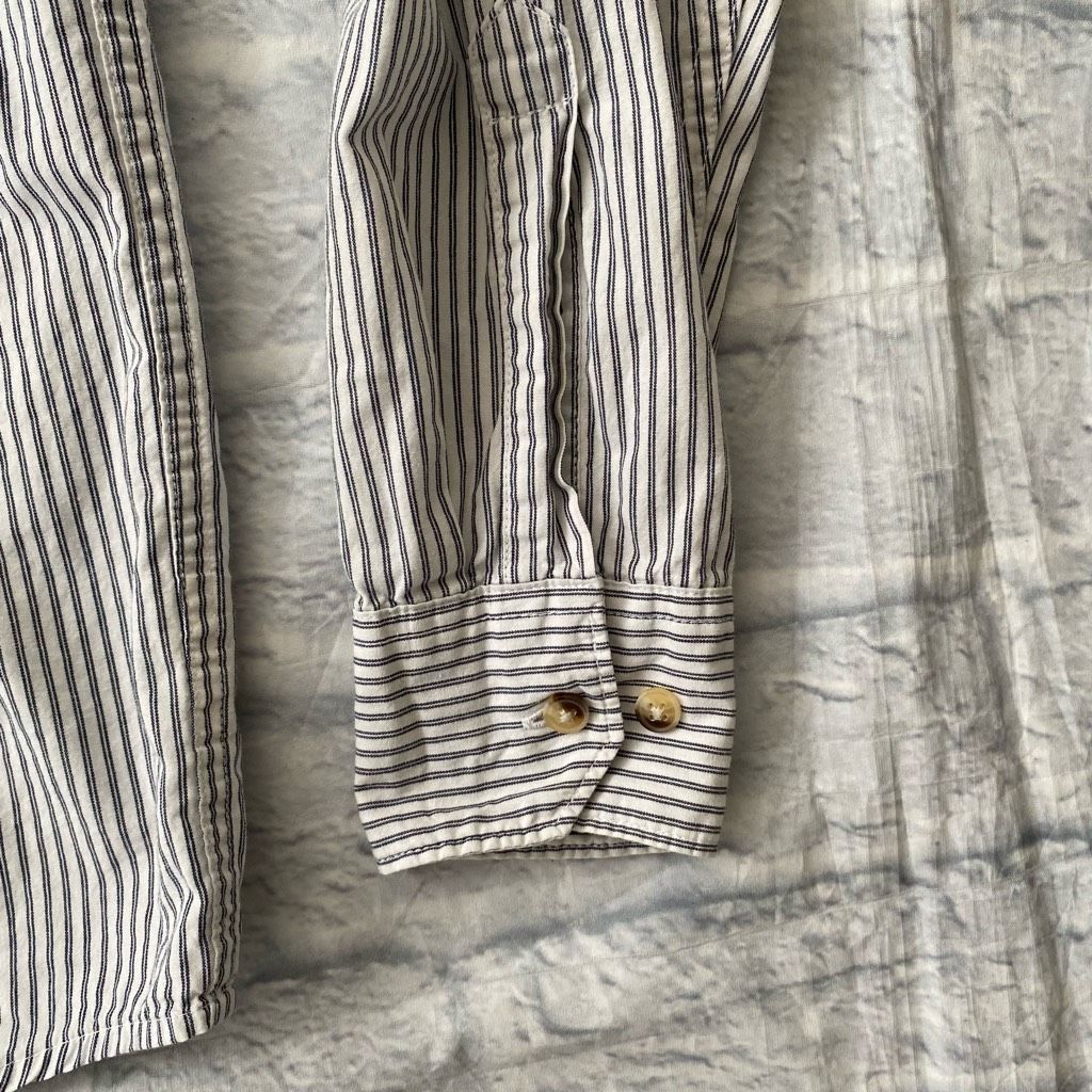 Wrangler Wrangler jeans men S 100% cotton button down longsleeve stri Size US S / EU 44-46 / 1 - 2 Thumbnail