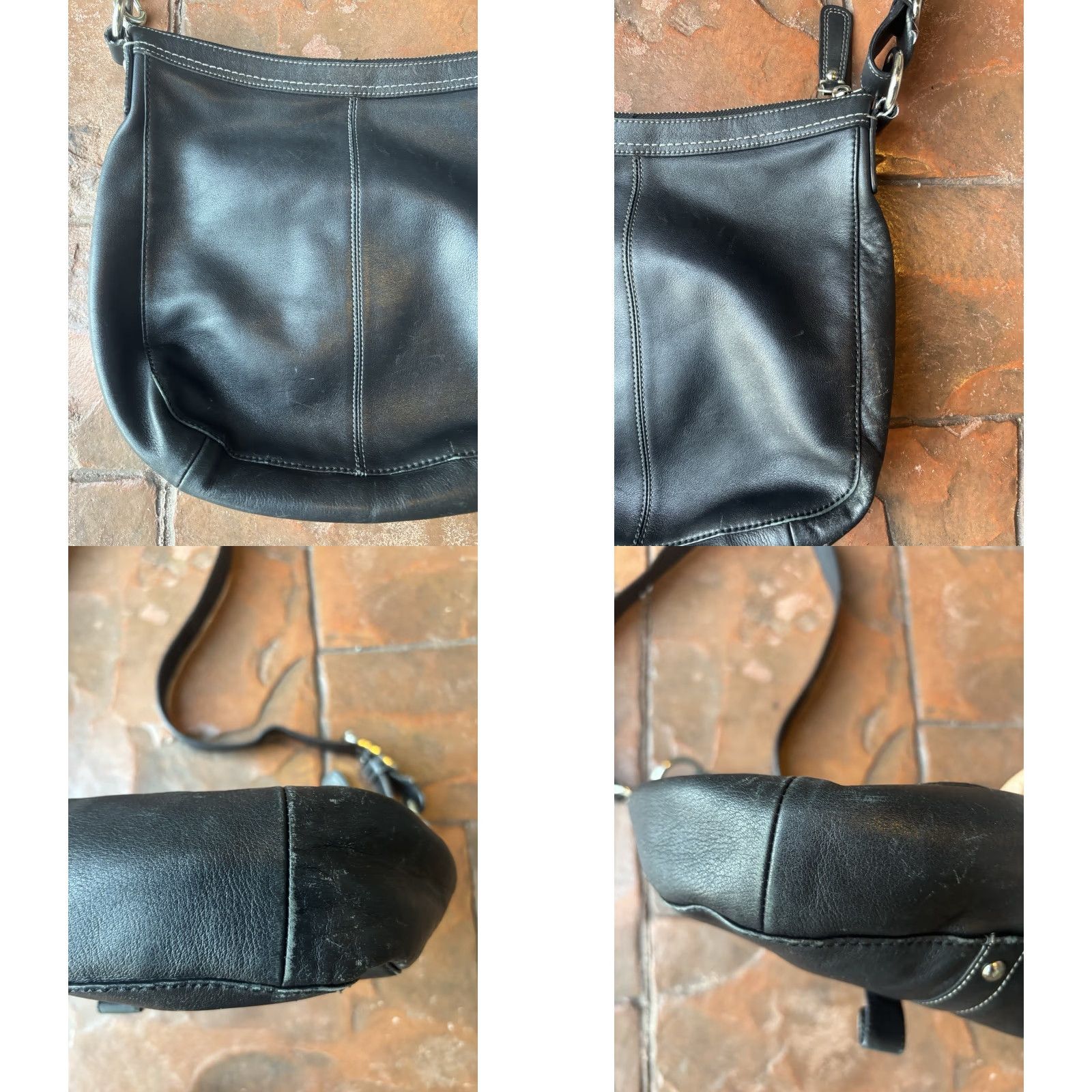 Coach Y2K Coach Chelsea Leather Shoulder Bag Black Medium Women Size ONE SIZE - 8 Thumbnail