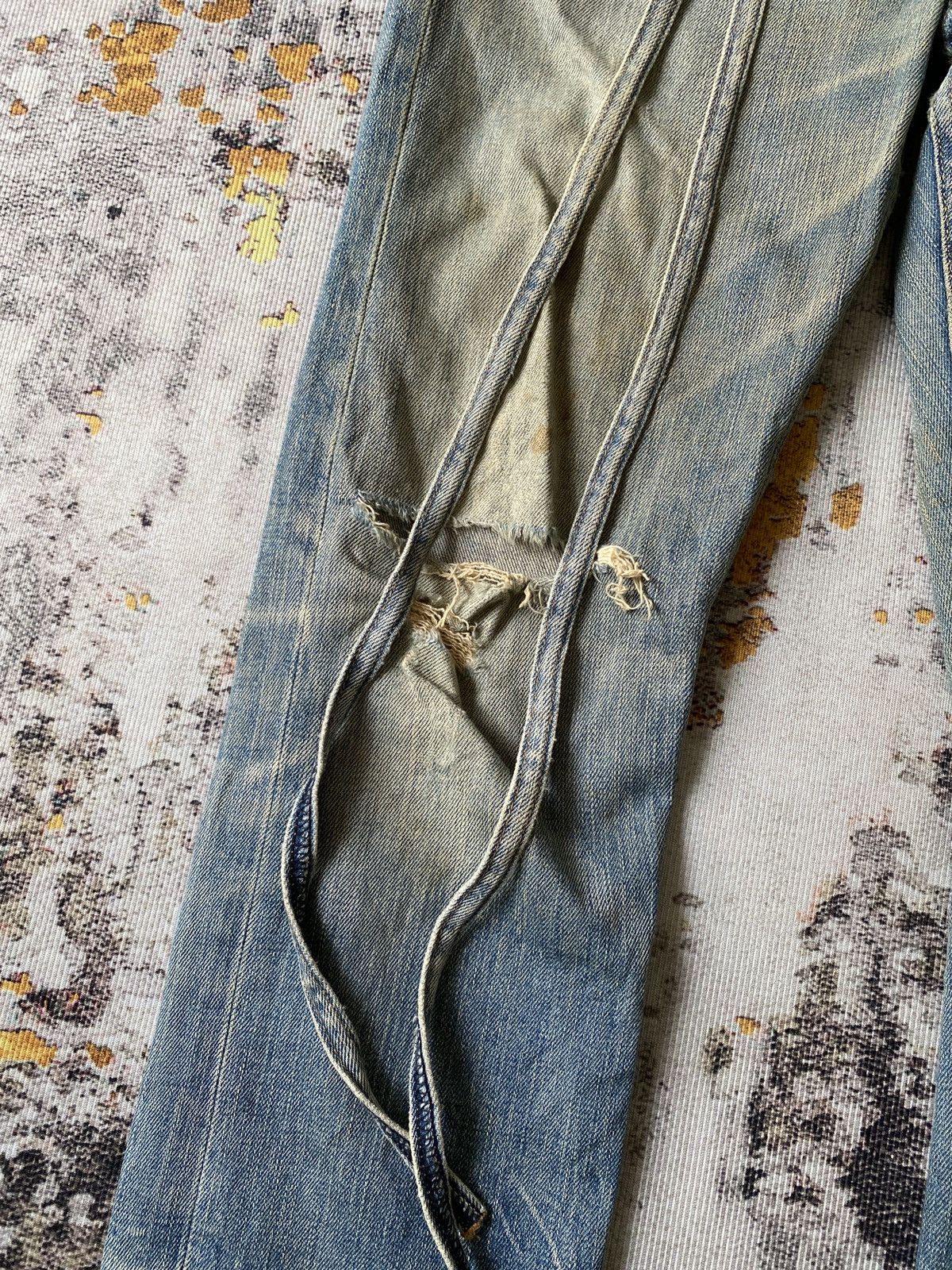 Japanese Brand Tokyo Ripper Rusty Distressed Denim Size US 30 / EU 46 - 7 Thumbnail