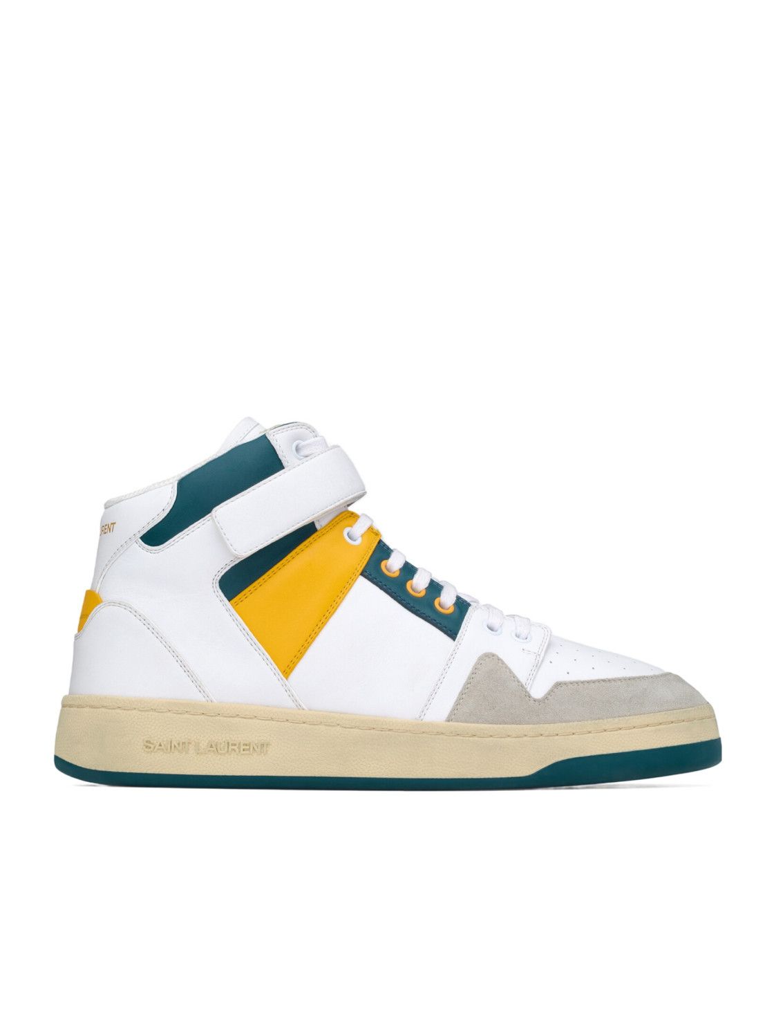Saint Laurent Paris Saint Laurent Lax Mid Top Sneakers Size US 7 / EU 40 - 1 Thumbnail