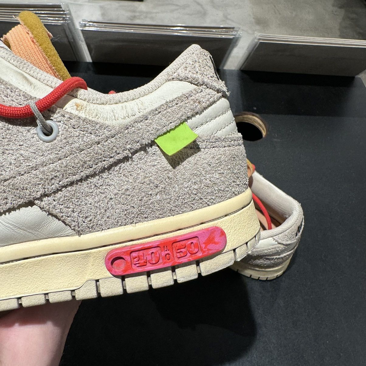 Nike × Off-White Nike Off White Dunk Low Lot 40 Size US 8.5 / EU 41-42 - 6 Thumbnail