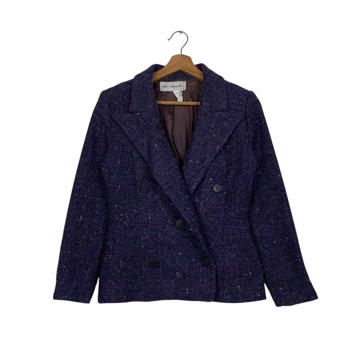 Karl Lagerfeld Karl Lagerfeld Double Breasted Women Jacket Size XS / US 0-2 / IT 36-38 - 1 Thumbnail