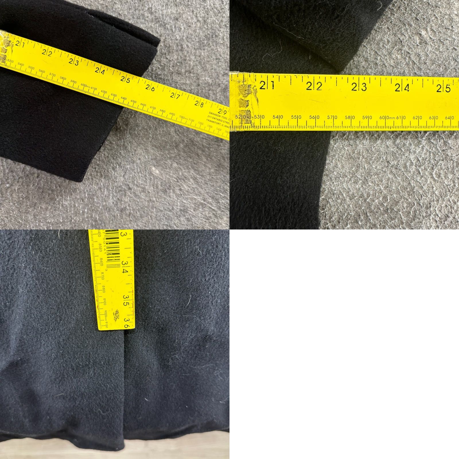Vintage VINTAGE Nino Cerruti Coat Mens 40L Black Long Cashmere Double Breasted Lined 90s Size US XXS / EU 40 - 9 Thumbnail