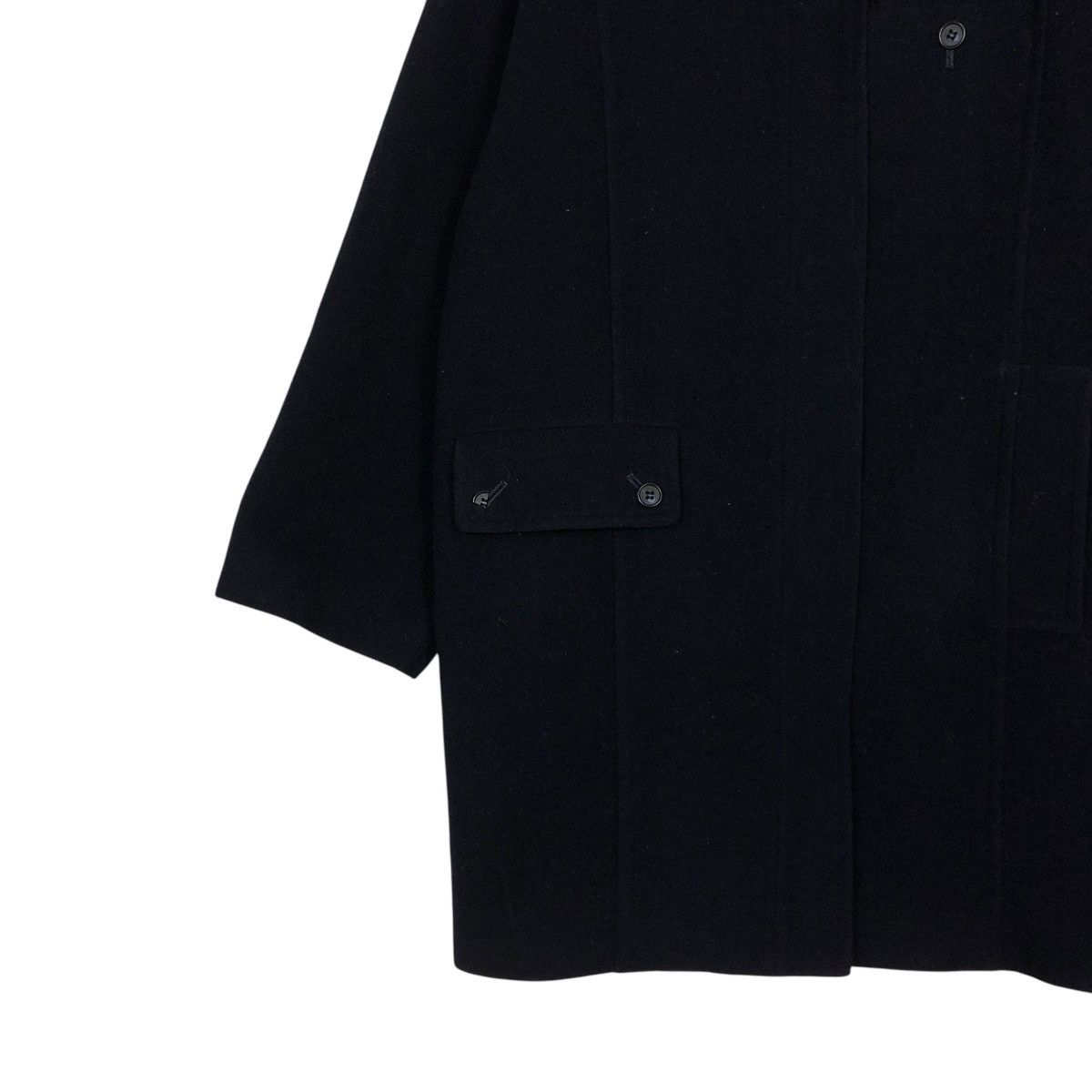 Japanese Brand 🔥RICH BLACK VINTAGE WOOL JACKET TRANS WORK ISSEY MIYAKE Size US M / EU 48-50 / 2 - 7 Thumbnail