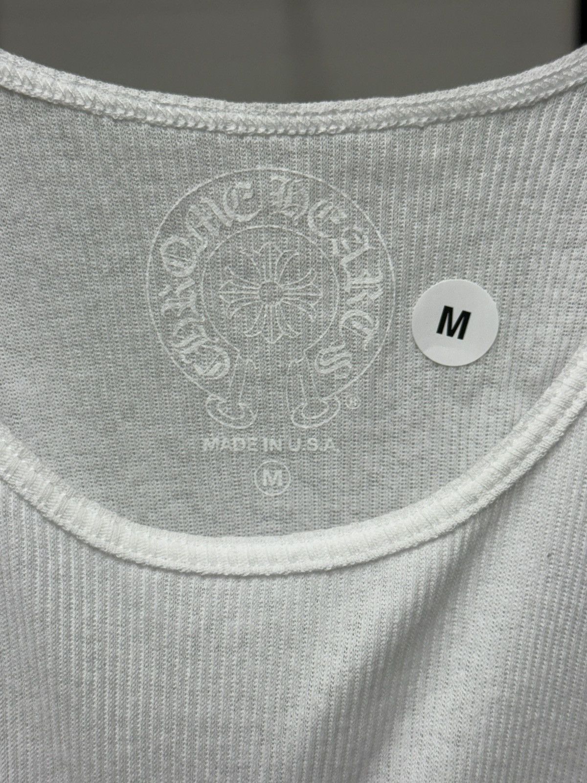 Chrome Hearts Chrome Hearts T-bar logo ribbed tank Size US M / EU 48-50 / 2 - 5 Thumbnail
