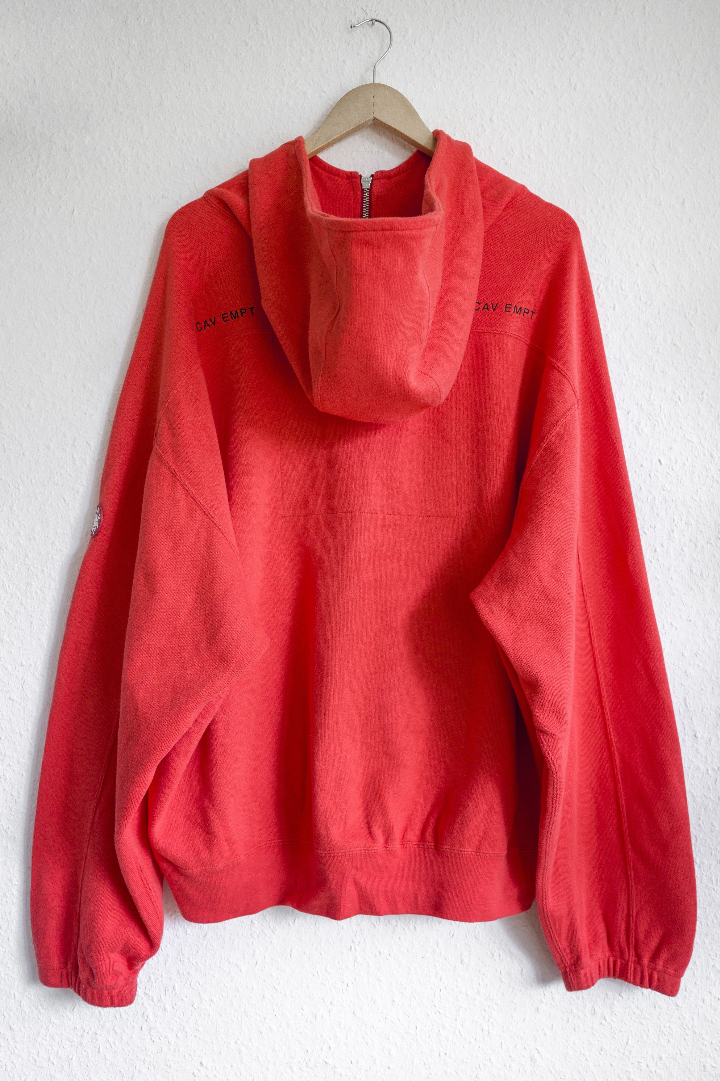 Cav Empt Cav Empt A/W 2023 coral zip-up double-thick hoodie Size US XL / EU 56 / 4 - 2 Thumbnail