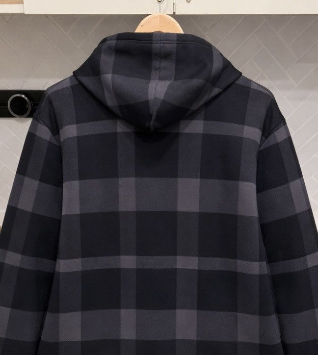 Burberry BURBERRY BLACK LABEL CRESTBRIDGE Black Checked Hoodie Size US L / EU 52-54 / 3 - 5 Thumbnail