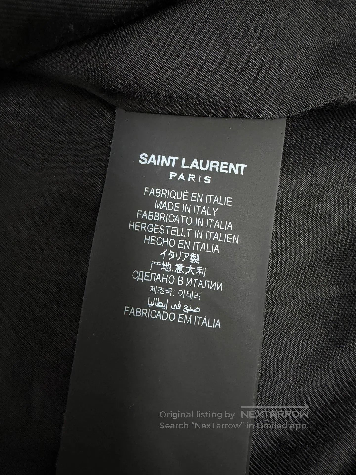 Saint Laurent Paris Saint Laurent Beige Baseball Jacket. Size US S / EU 44-46 / 1 - 5 Thumbnail