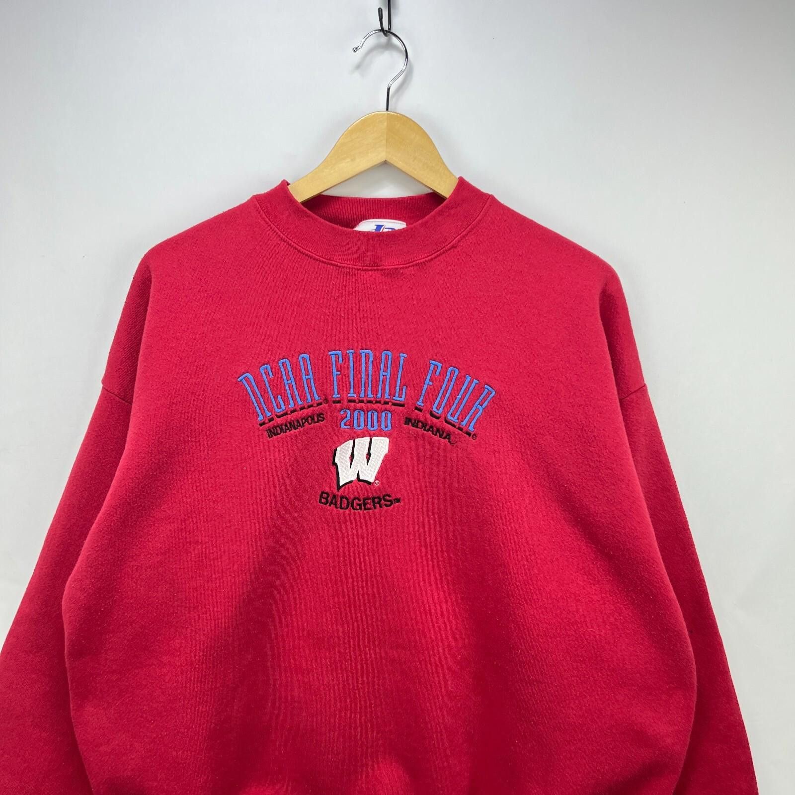 Other Vintage 2000 Wisconsin Badgers NCAA Final Four Sweatshirt XL Size ONE SIZE - 2 Thumbnail
