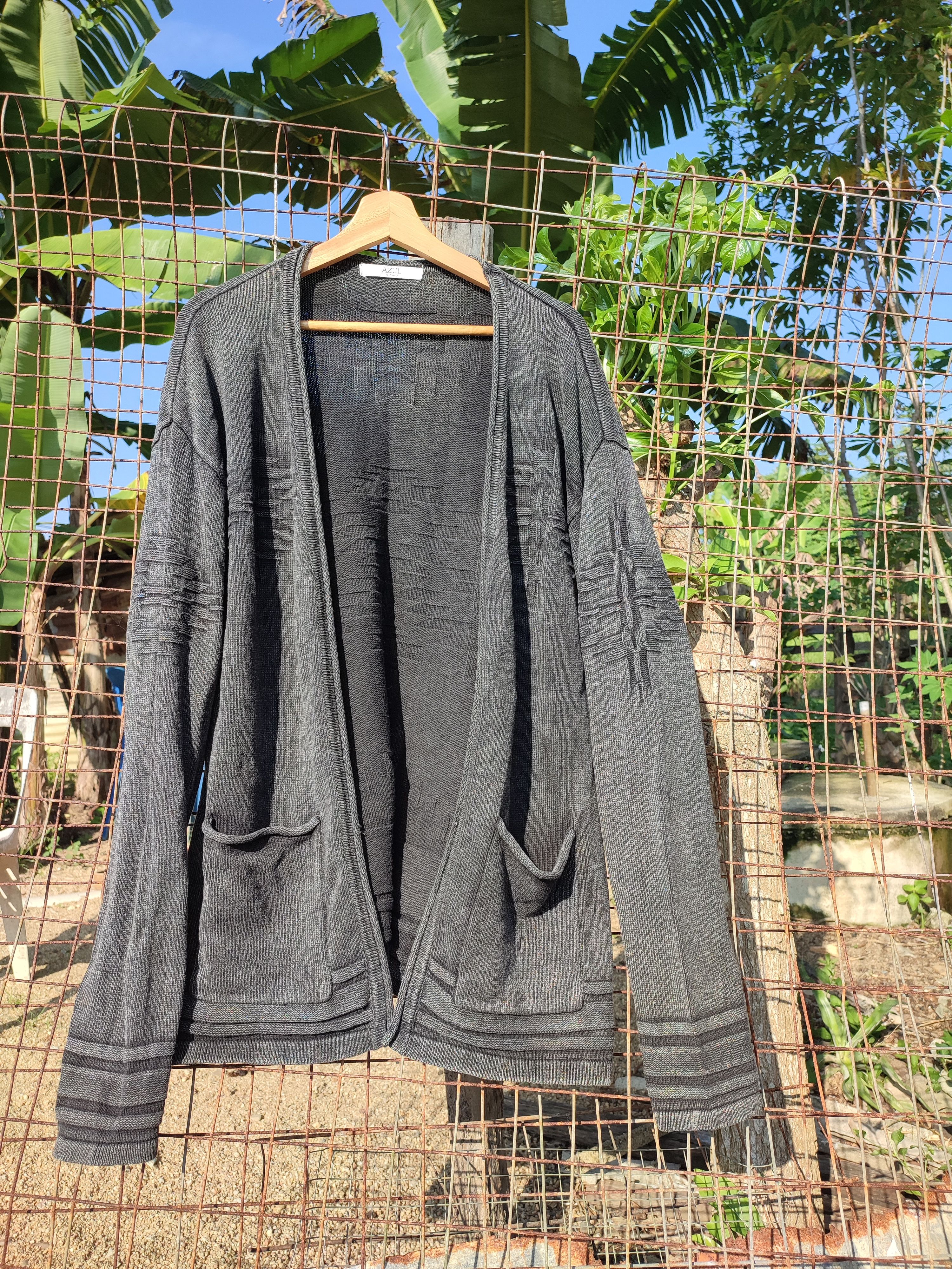 MOUSSY 💥Crazy Vintage Cardigan Azul by Moussy Size US L / EU 52-54 / 3 - 2 Thumbnail