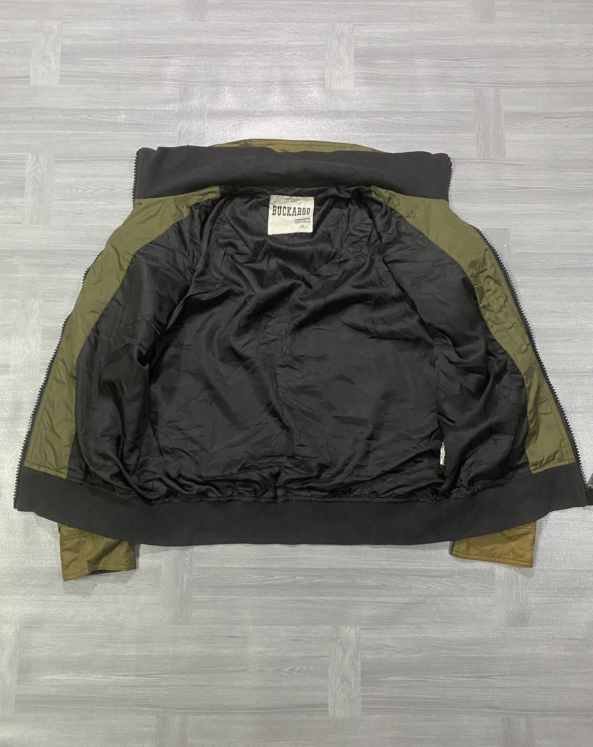 BUCKAROO Buckaroo Khaki Vintage Utility Men’s Nylon Jacket Size US XL / EU 56 / 4 - 10 Thumbnail