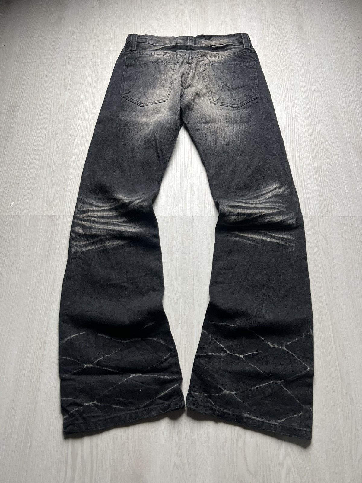 Tornado Mart KUI Whiskered Mudwash Flared Denim Size US 30 / EU 46 - 2 Thumbnail