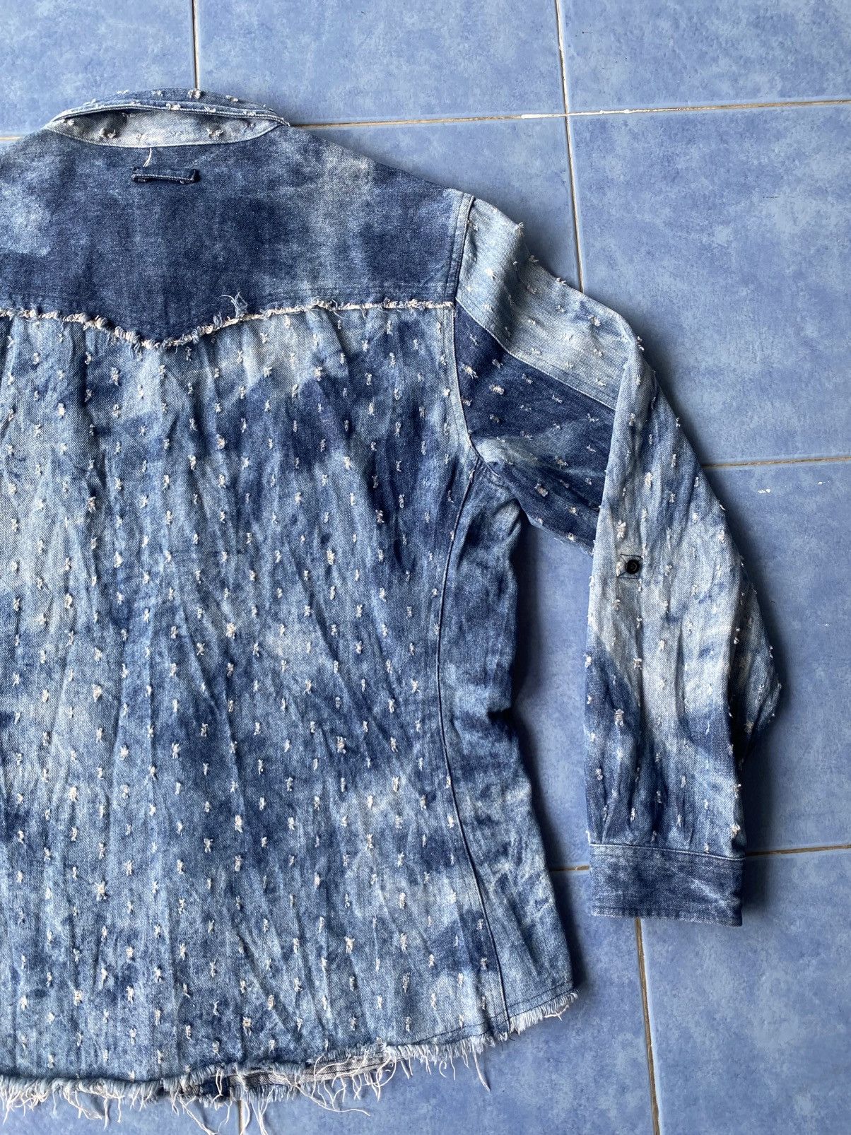 semanticdesign Semantic Design Western Shirt Distressed Design Size US M / EU 48-50 / 2 - 15 Thumbnail