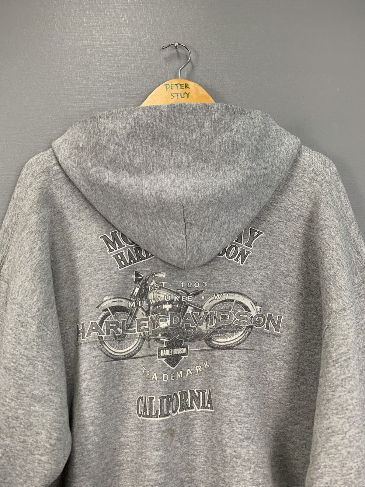 Harley Davidson × Vintage Vintage Harley Davidson Hoodie Size US L / EU 52-54 / 3 - 12 Thumbnail