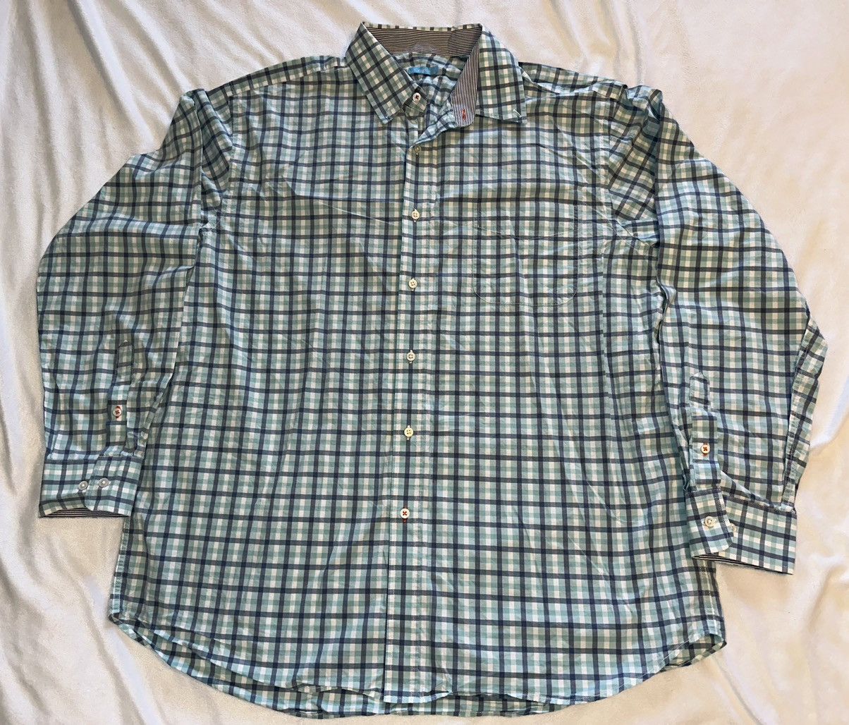 J.McLaughlin J. McLAUGHLIN Men's L/S Shirt Button Up Plaid-Size XL Size US XL / EU 56 / 4 - 1 Thumbnail