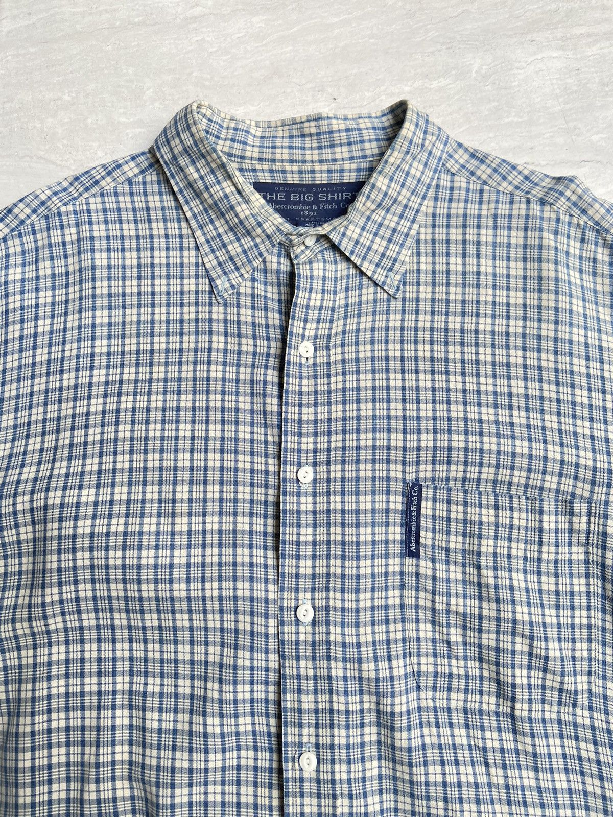 Abercrombie & Fitch ABERCROMBIE & FITCH CO Plaid Shirt Size US XXL / EU 58 / 5 - 4 Thumbnail