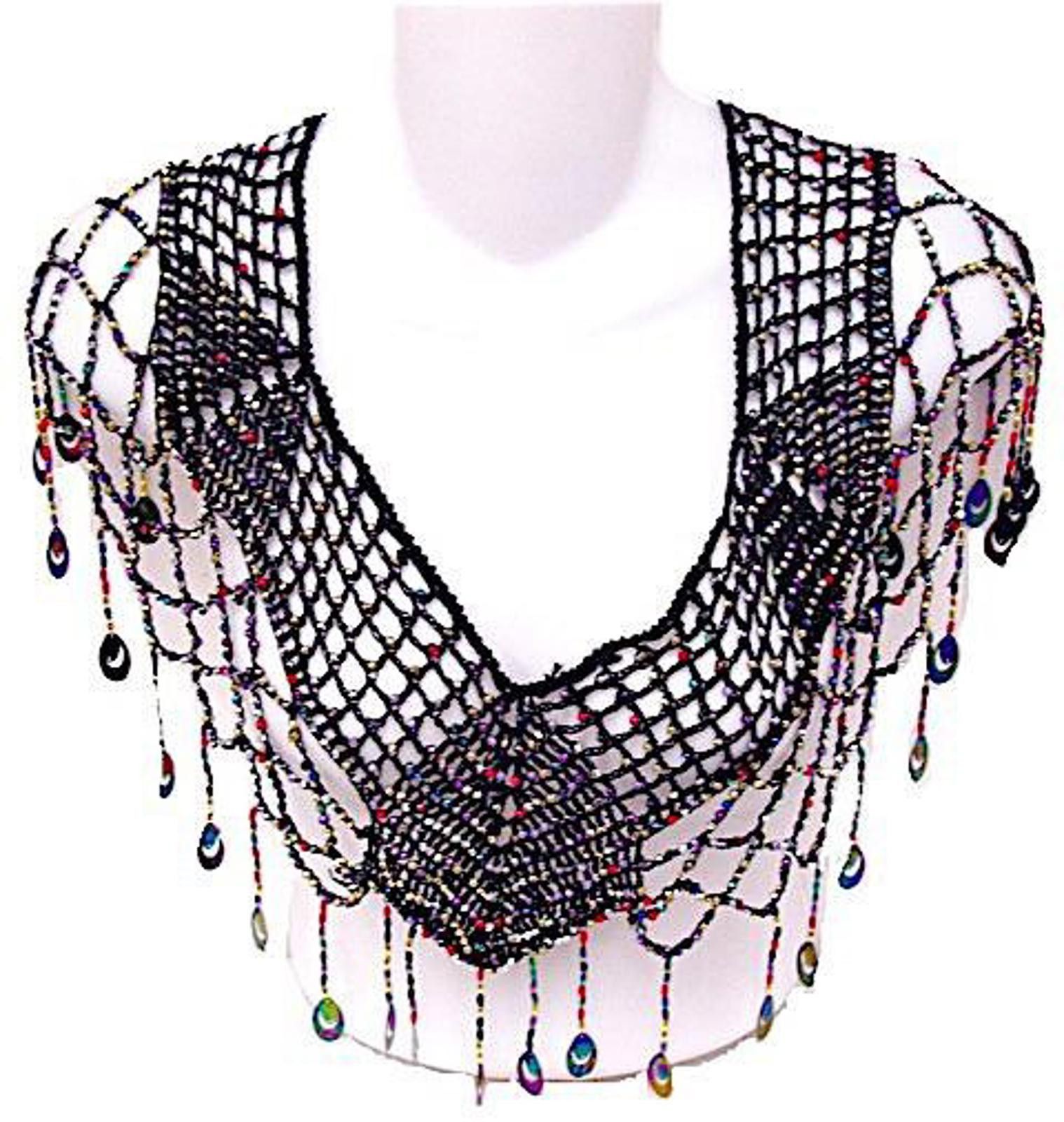 Designer Sequin LightWeight Shawl Black Multi Confetti Size ONE SIZE - 1 Preview