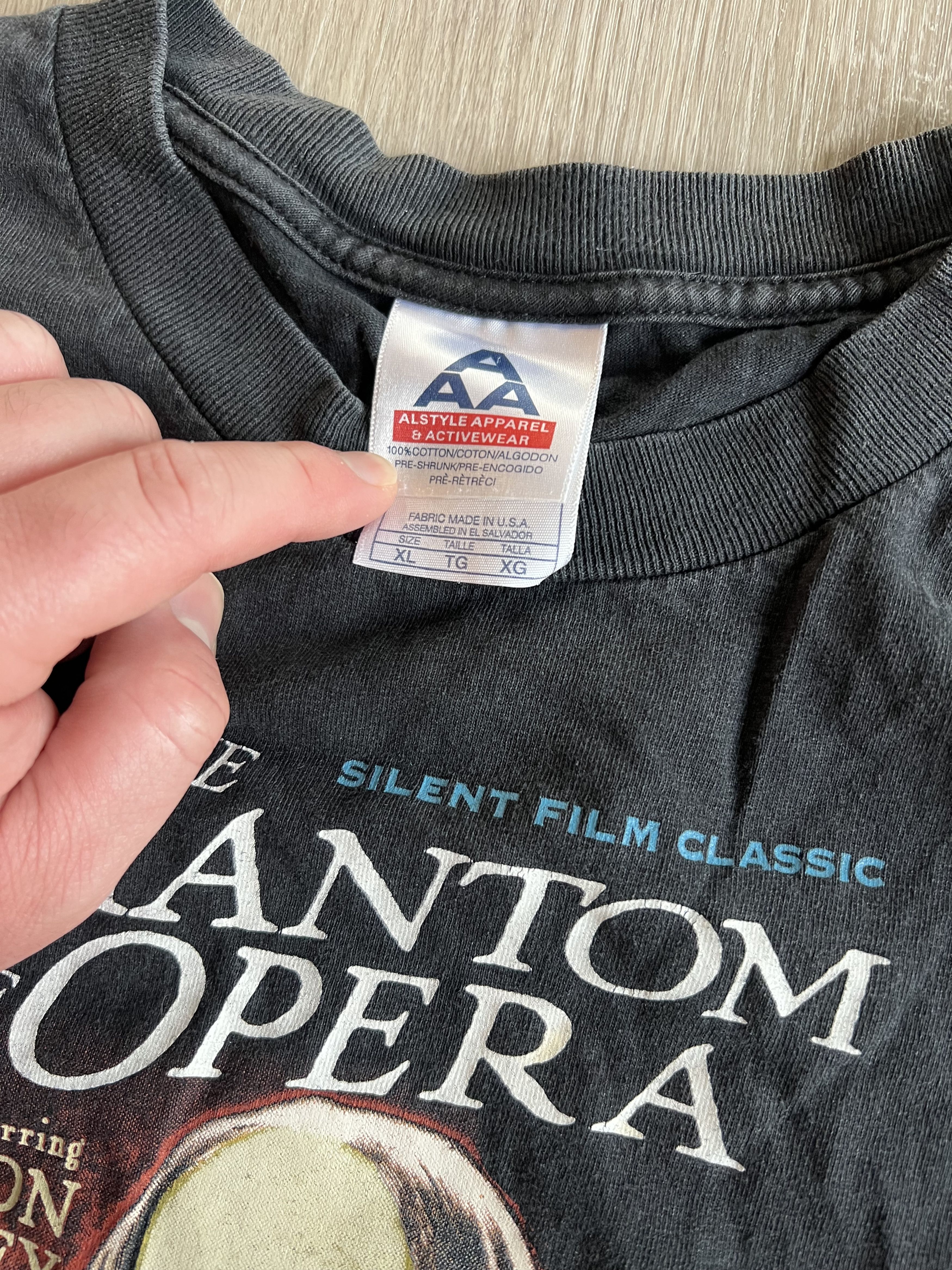 Vintage 2002 Phantom of the Opera tee Horror Halloween Promo Size US XL / EU 56 / 4 - 5 Thumbnail