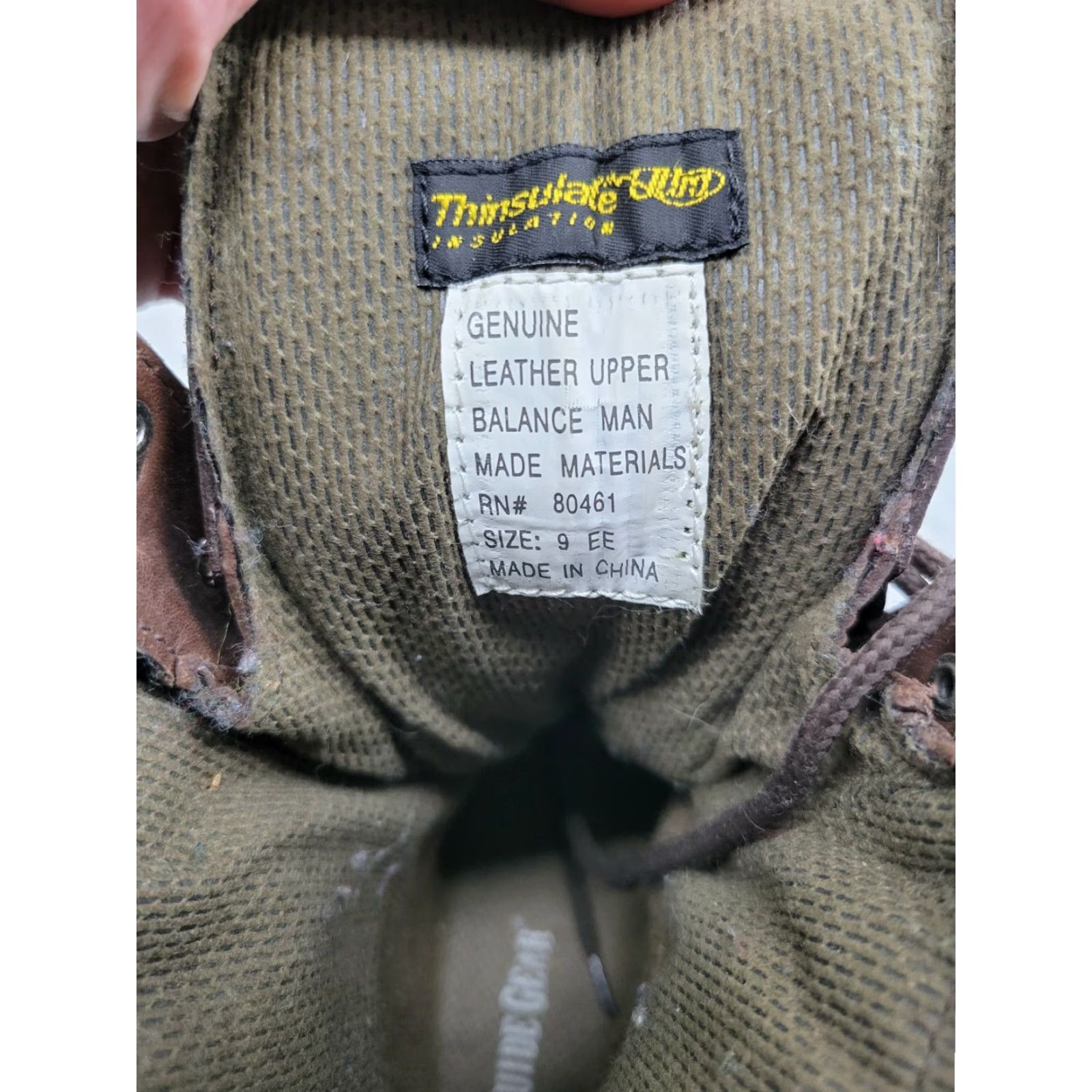 Vintage Guide Gear Leather Work Boots Brown Thinsulate Ultra Guide Dry Mens Sz 9EE Shoes Boots Myriad Eco Size US 9 / EU 42 - 5 Thumbnail
