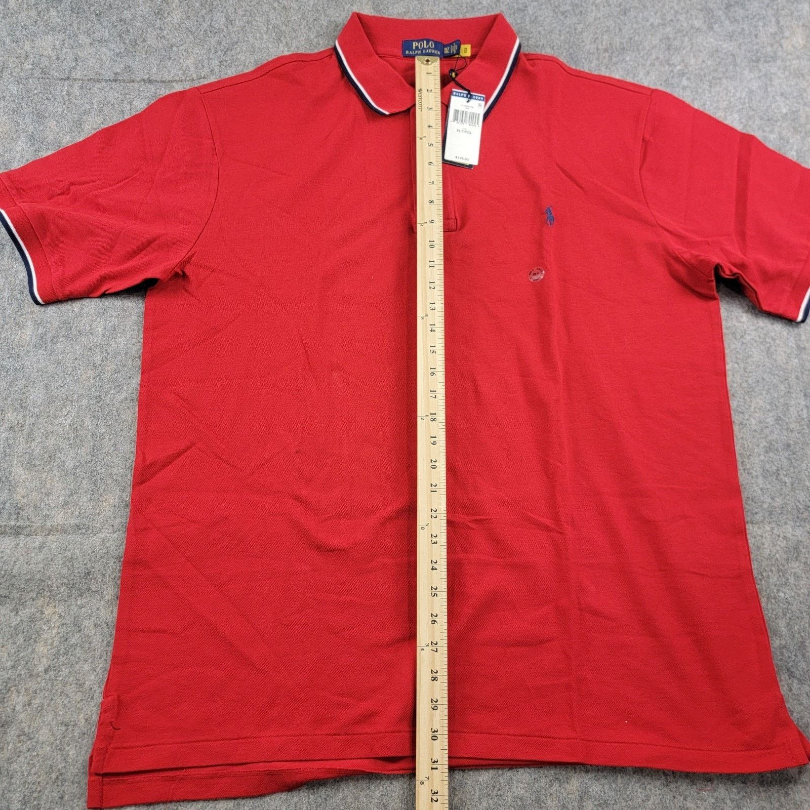 Polo Ralph Lauren Polo Ralph Lauren Mens Tipped Collar Polo Shirt NWT $110 Size US XL / EU 56 / 4 - 4 Thumbnail