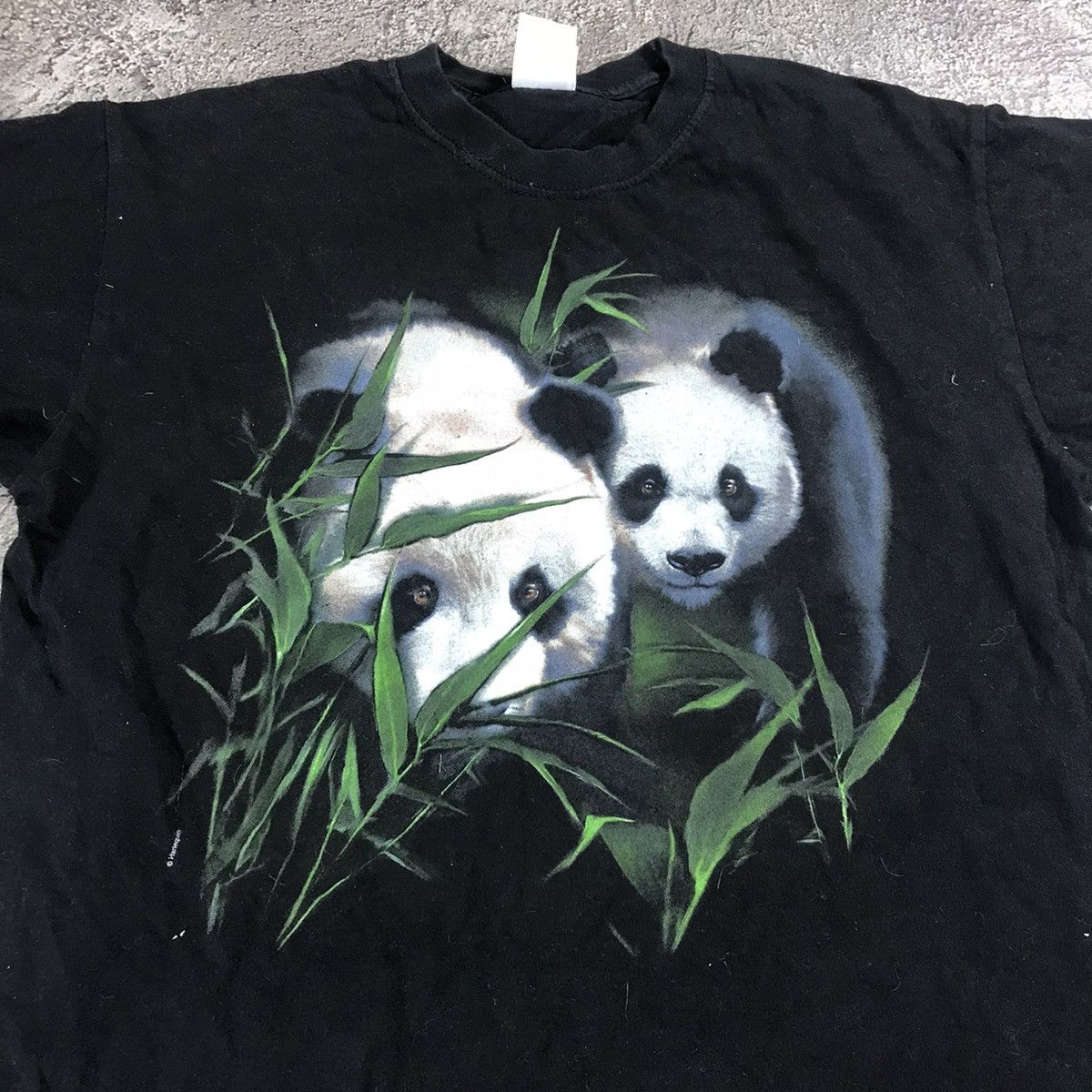 Vintage Vintage Y2K Panda Graphic Tee Animal Art Streetwear Baggy S Size US S / EU 44-46 / 1 - 2 Thumbnail